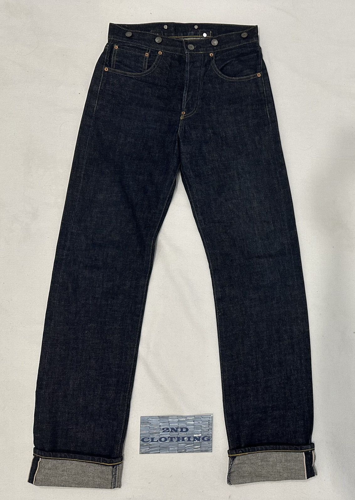Levi's × Levi's Vintage Clothing × Vintage LEVIS 702XX BUCKLEBACK 1996 Size US 30 / EU 46 - 1 Thumbnail