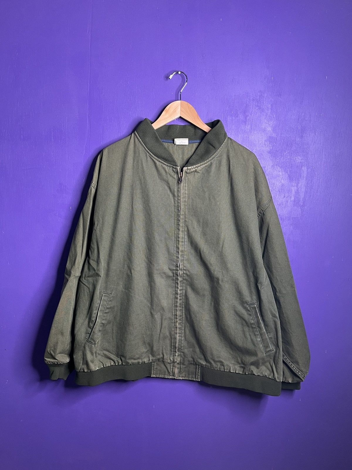 L.L. Bean × Vintage Vintage 90s LL Bean essential faded zip up jacket Size US XXL / EU 58 / 5 - 1 Thumbnail