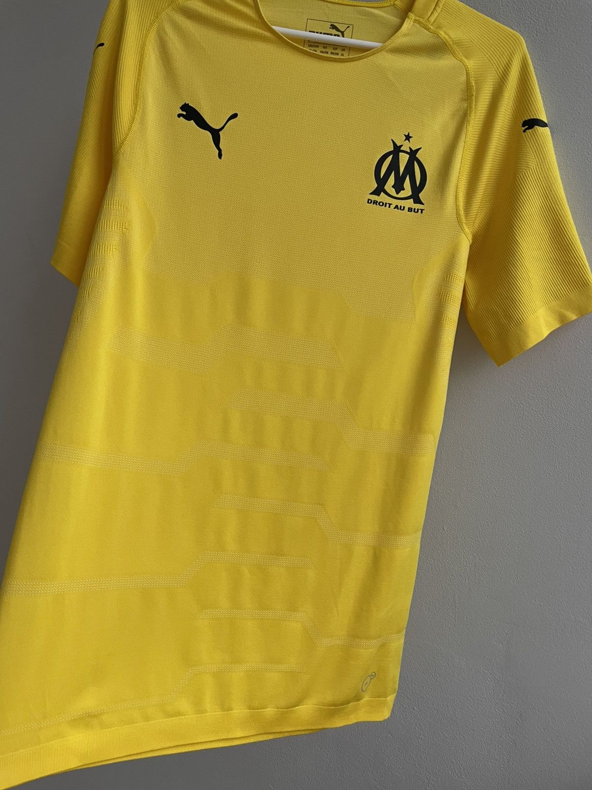 Vintage Olympique Marseille EvoKnit Player Issue Soccer Jersey Shirt Size US XL / EU 56 / 4 - 5 Thumbnail
