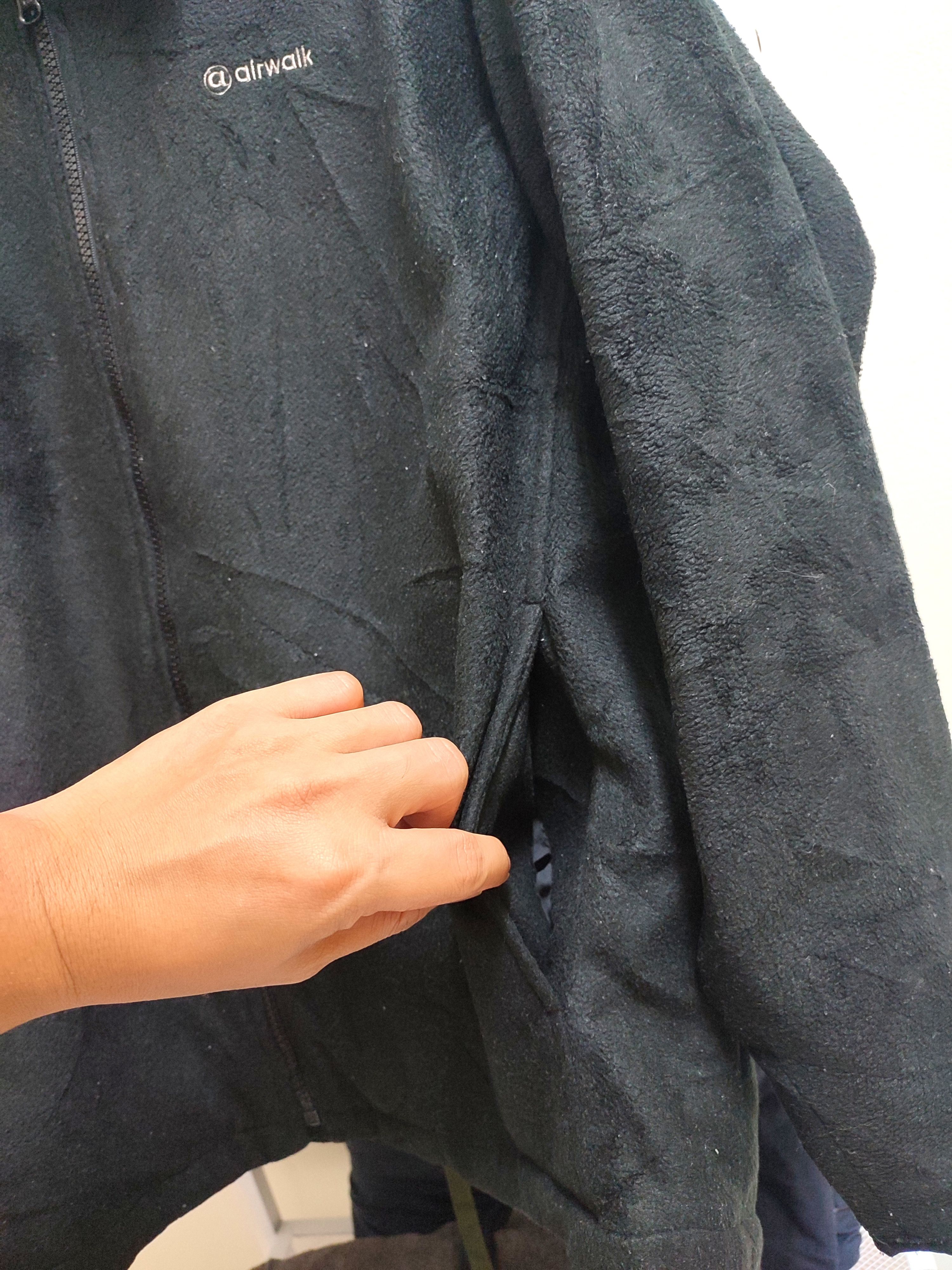 Airwalk Super Black Vintage Airwalk Fleece Zip Up Jacket Size US L / EU 52-54 / 3 - 9 Thumbnail