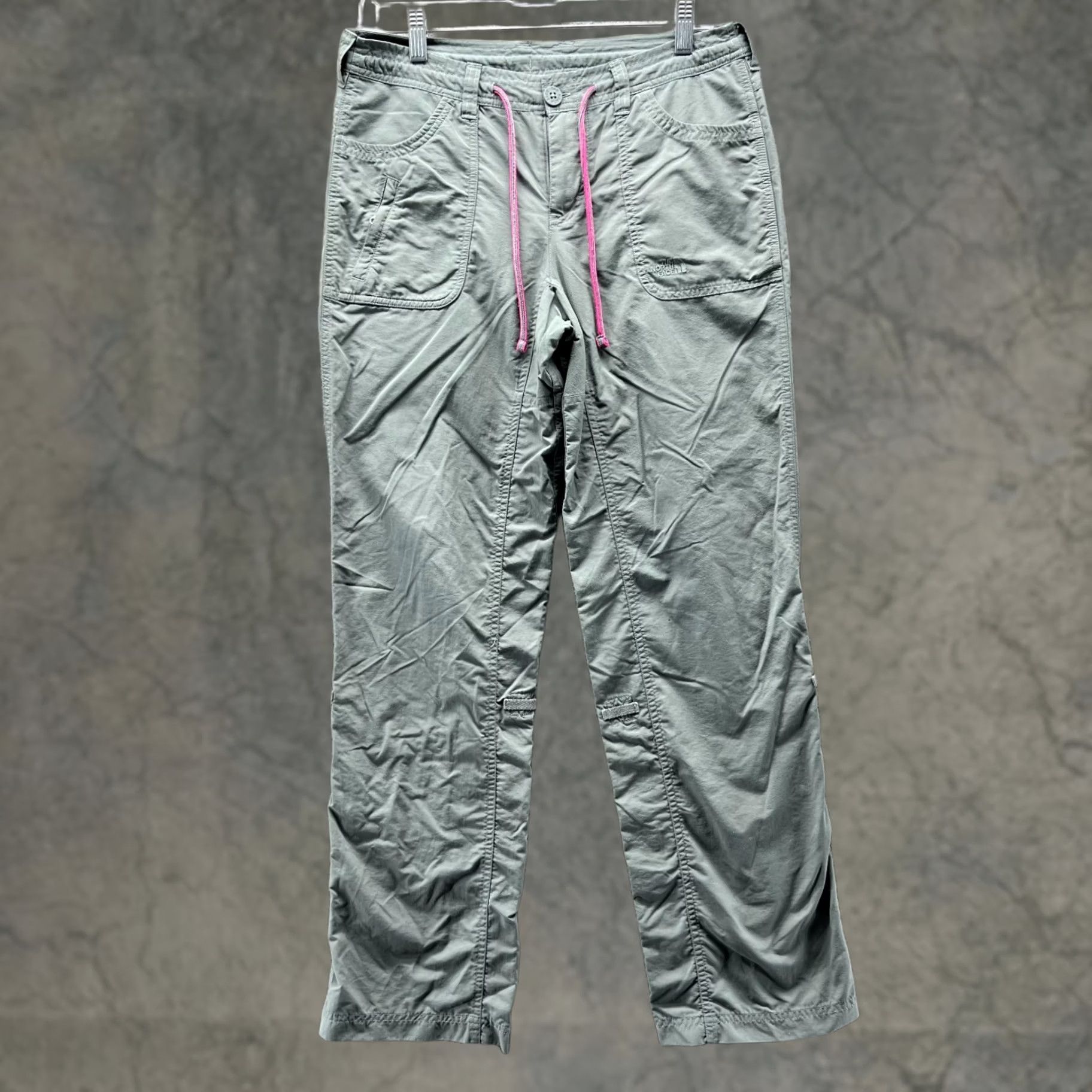 The North Face The North Face Pants Womens 4 Green Women Pink Casual Drawstring Polyester Hiking Hike Size 27" / US 4 / IT 40 - 1 Thumbnail