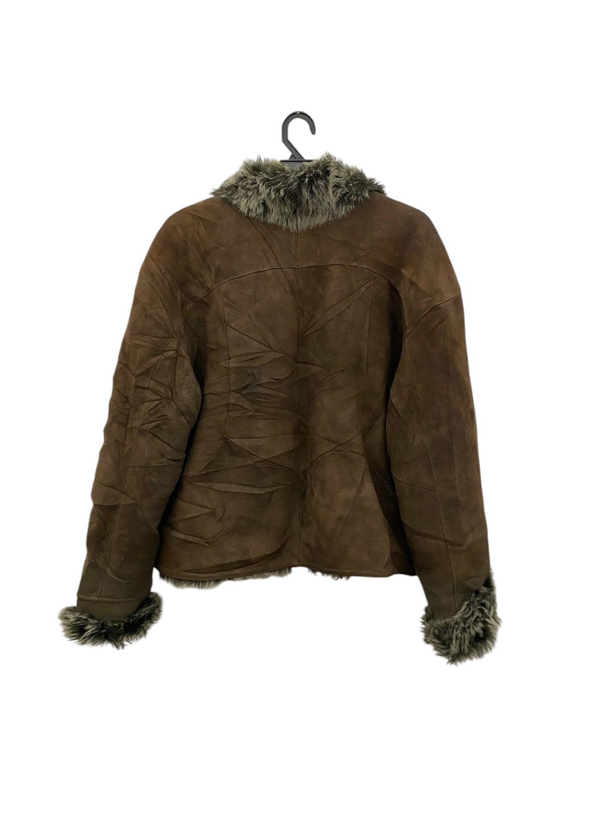 Japanese Brand VINTAGE LUXURY SHEEPSKIN JACKET FAUX FUR DESIGN MOHAIR Size M / US 6-8 / IT 42-44 - 4 Thumbnail