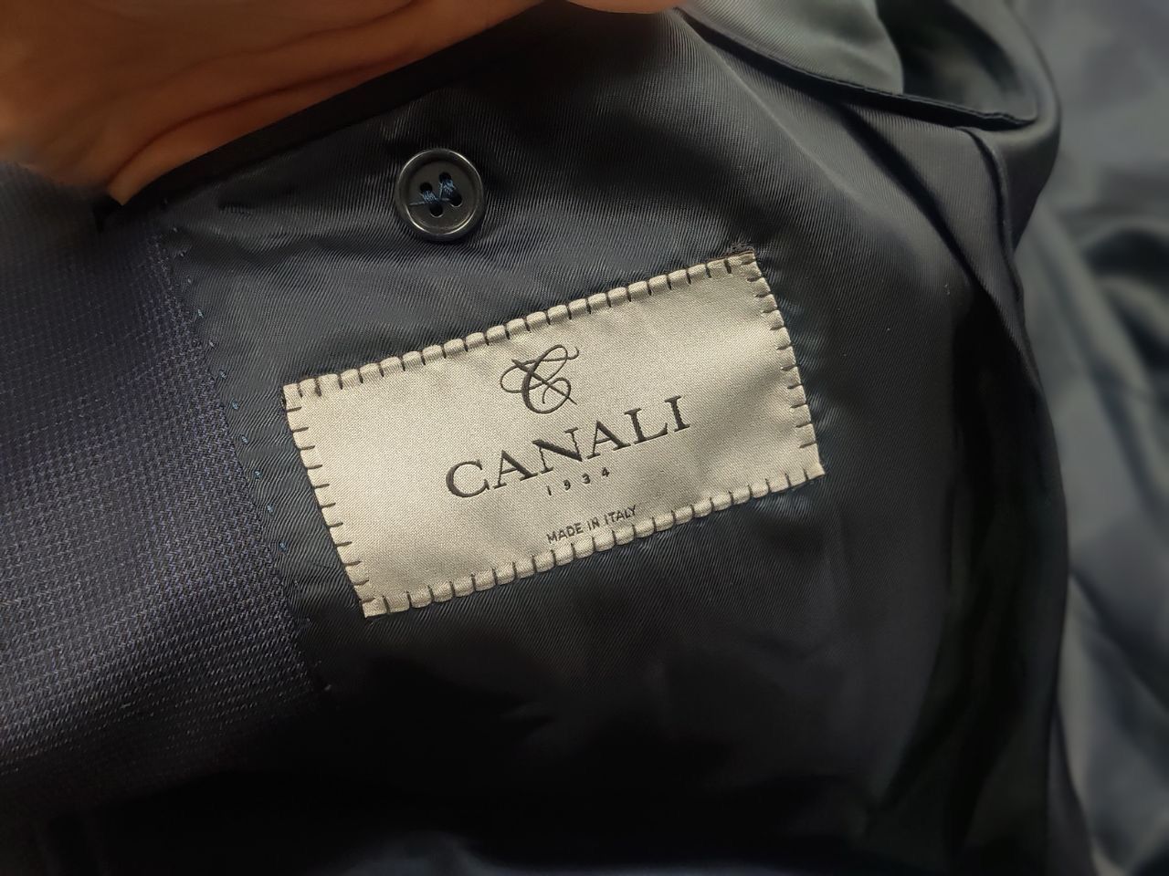 Canali Canali Italy Design Business Classic Suit Structure wool Size 50R - 18 Thumbnail
