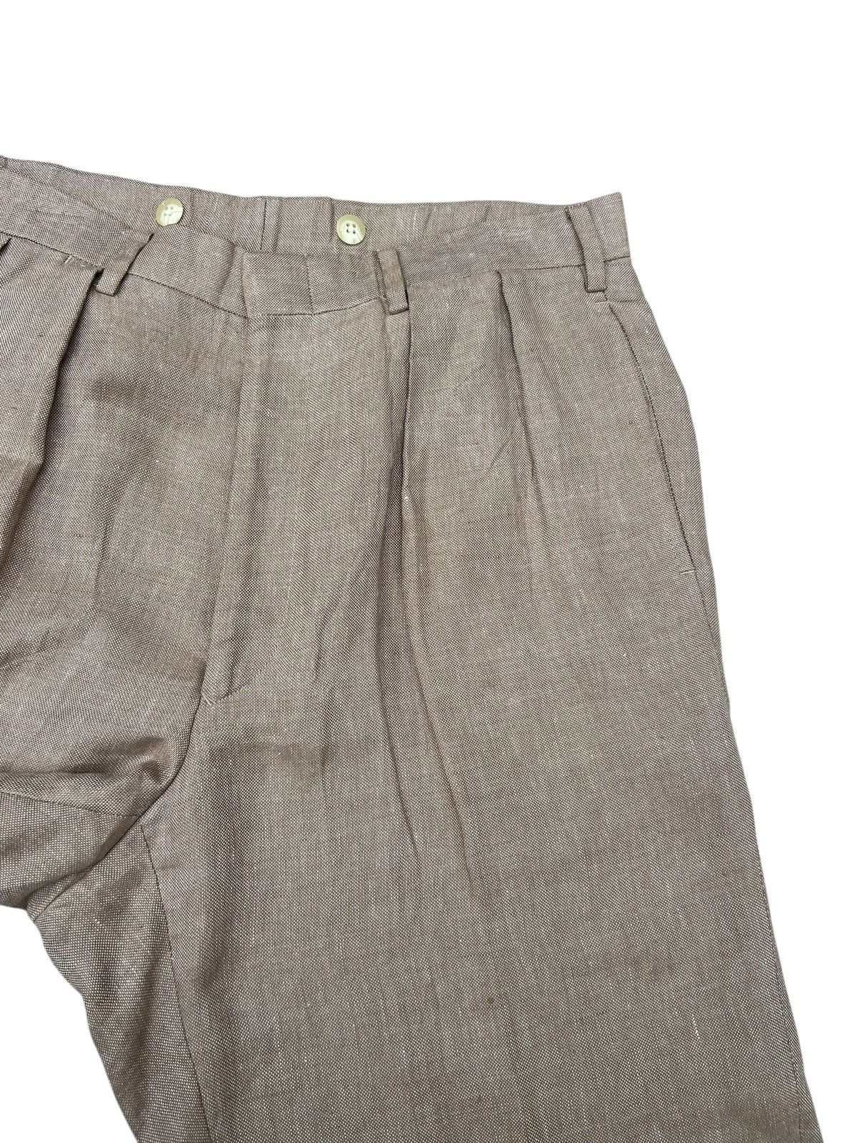 Polo Ralph Lauren Vintage 90s Polo by Ralph Lauren 100% Linen Trouser Pant Size US 33 - 9 Thumbnail