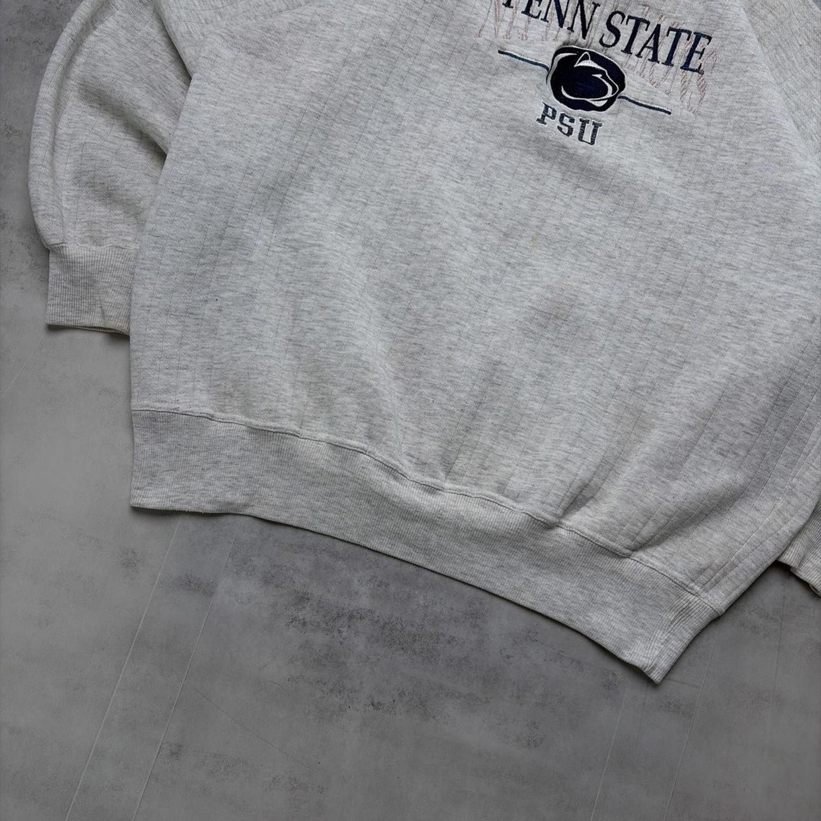 Other Vintage Grey Penn State University College Crewneck Sweater Size US XL / EU 56 / 4 - 4 Thumbnail