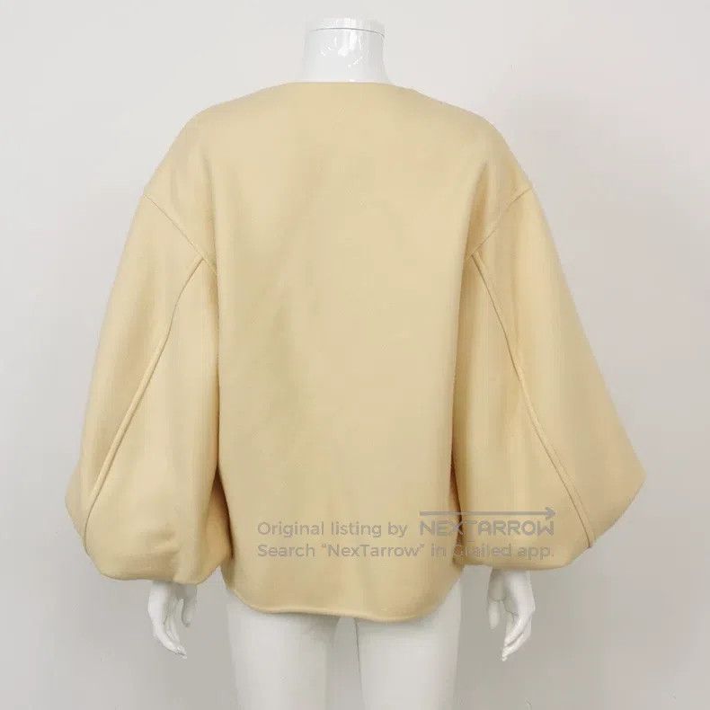 Jil Sander Jil Sander size 32 Beige Wool Coat Size S / US 4 / IT 40 - 2 Thumbnail