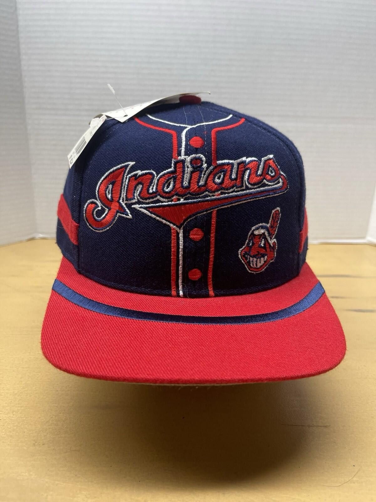 Twins Enterprise Inc. Cleveland Indians Jersey Wool Twins Enterprise Snapback Hat Size ONE SIZE - 2 Thumbnail