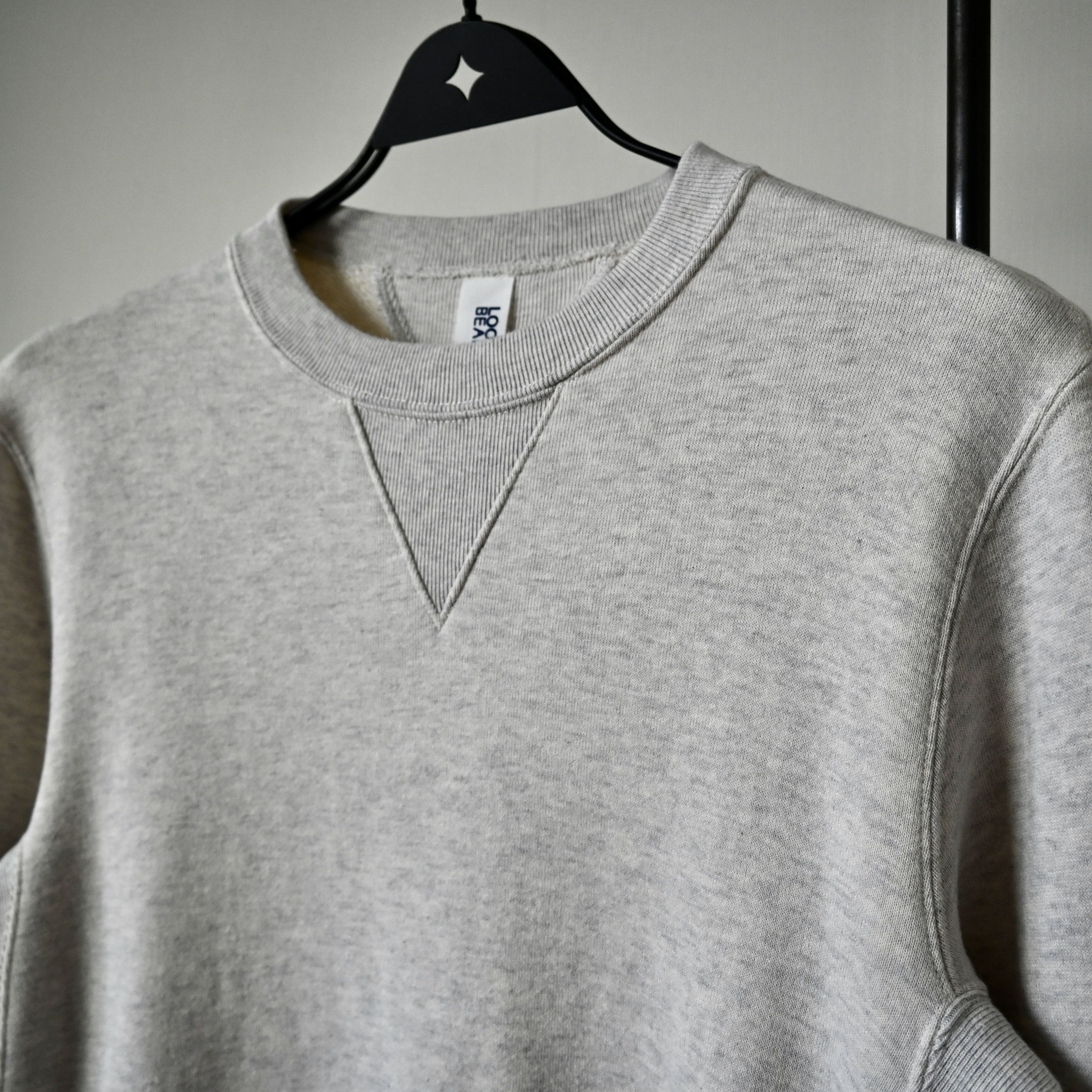 Beams Plus × Loopwheeler Beams Plus x Loopwheeler sweatshirt, oatmeal, made in Japan Size US M / EU 48-50 / 2 - 7 Thumbnail