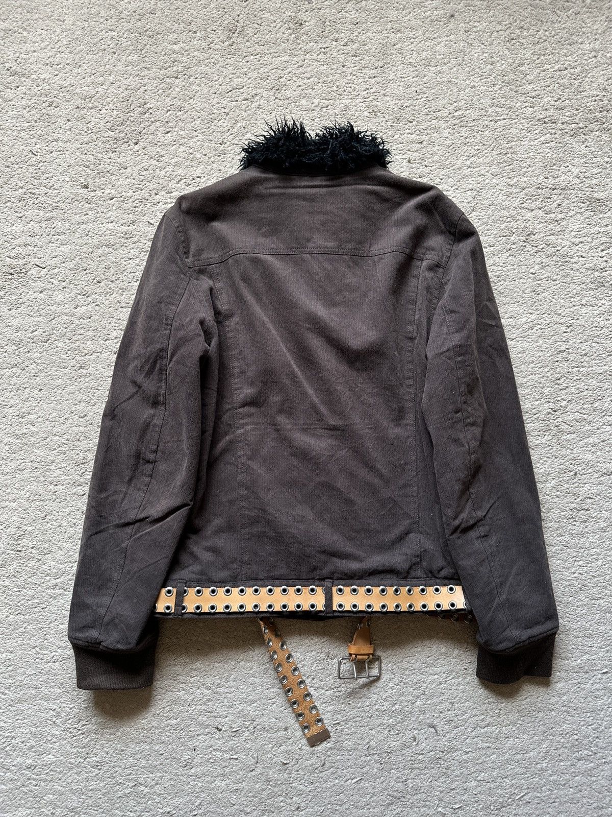 roarguns 2000s Roarguns Fur Trucker Jacket Size US M / EU 48-50 / 2 - 12 Thumbnail