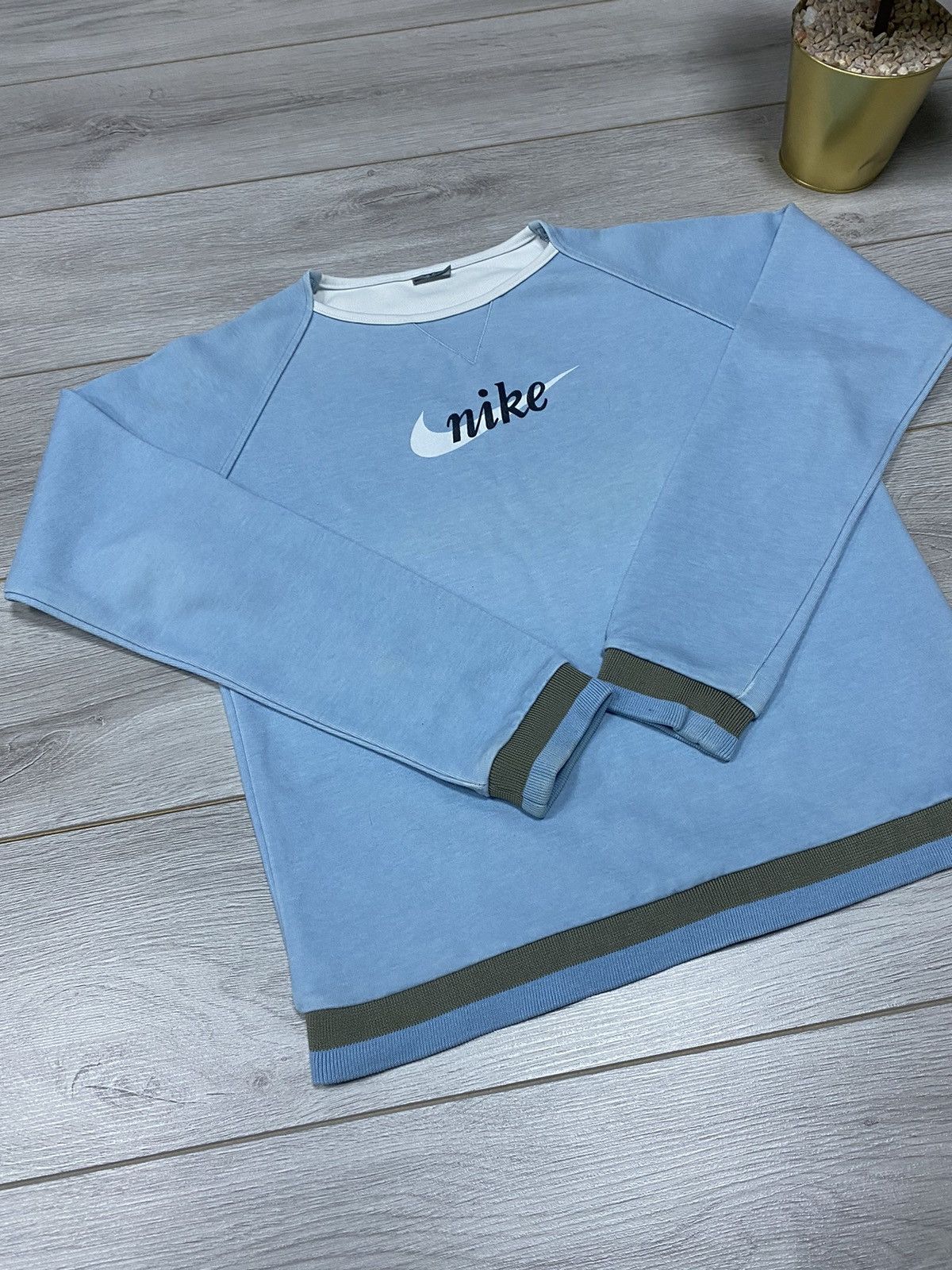 Nike Nike vintage big logo swoosh sweatshirt Size US M / EU 48-50 / 2 - 5 Thumbnail