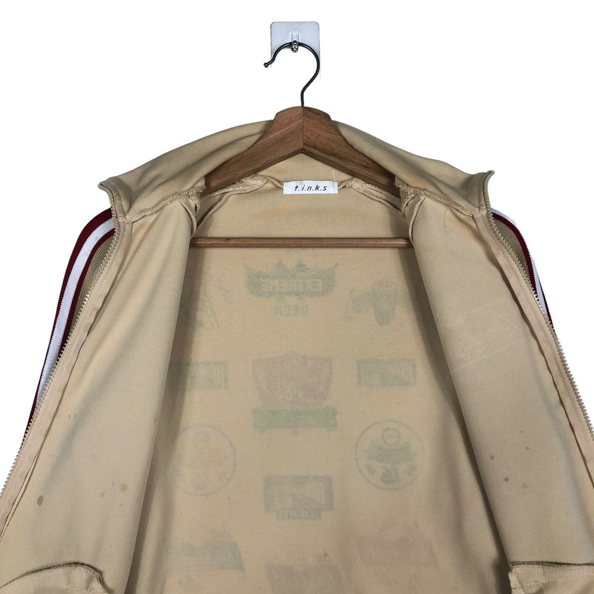 Japanese Brand 🔥VINTAGE ZIPPER JACKET TINKS BEER BOTTLE BIG LOGO Size US S / EU 44-46 / 1 - 16 Thumbnail