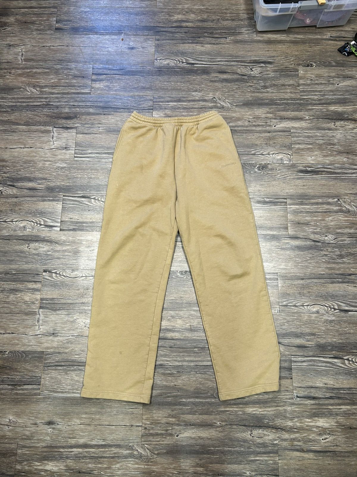image of Balenciaga Sweatpants in Tan, Men's (Size 28)