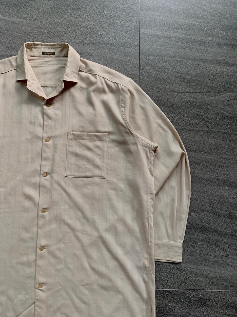 Yohji Yamamoto FREE TAX! Ys for Men Oversized Wool Ls Shirt Size US L / EU 52-54 / 3 - 2 Thumbnail