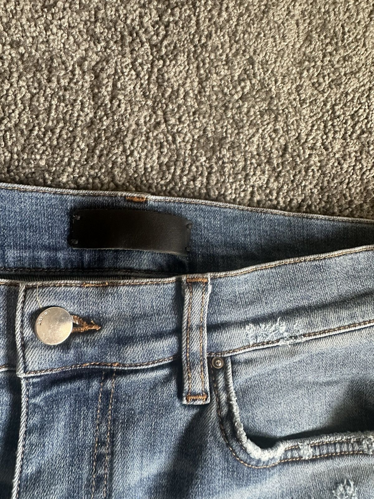 Amiri Amiri Indigo Distressed Jeans Size US 34 / EU 50 - 6 Thumbnail