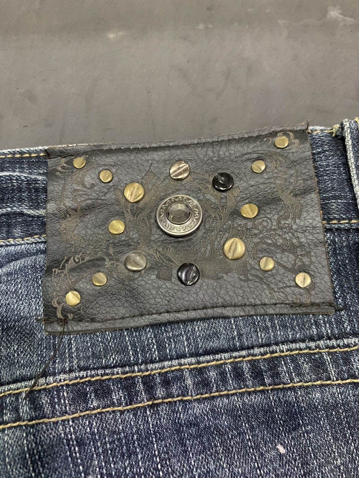 If Six Was Nine 🖤BLACKDAY🖤stone flared jeans ifsixwasnine lgb styled Size US 32 / EU 48 - 10 Thumbnail