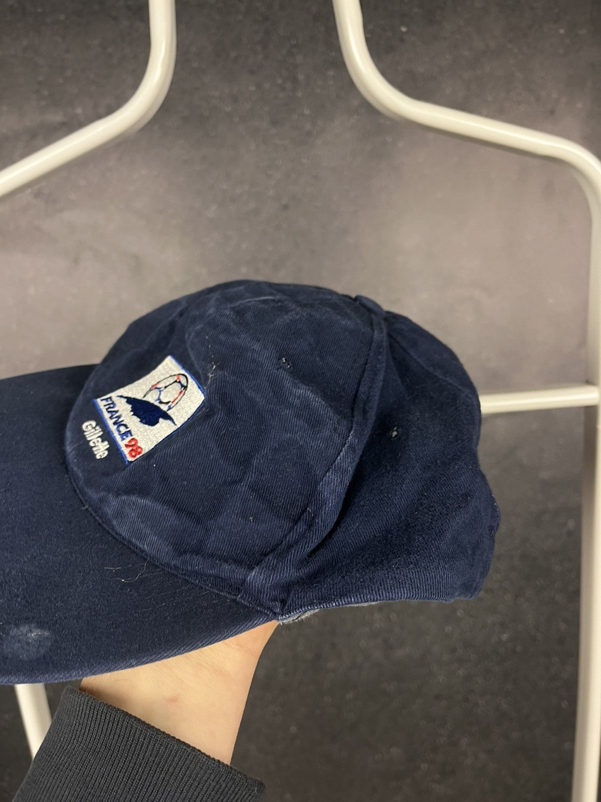 Vintage Vintage retro France 1998 World Cup cap soccer football Size ONE SIZE - 3 Thumbnail