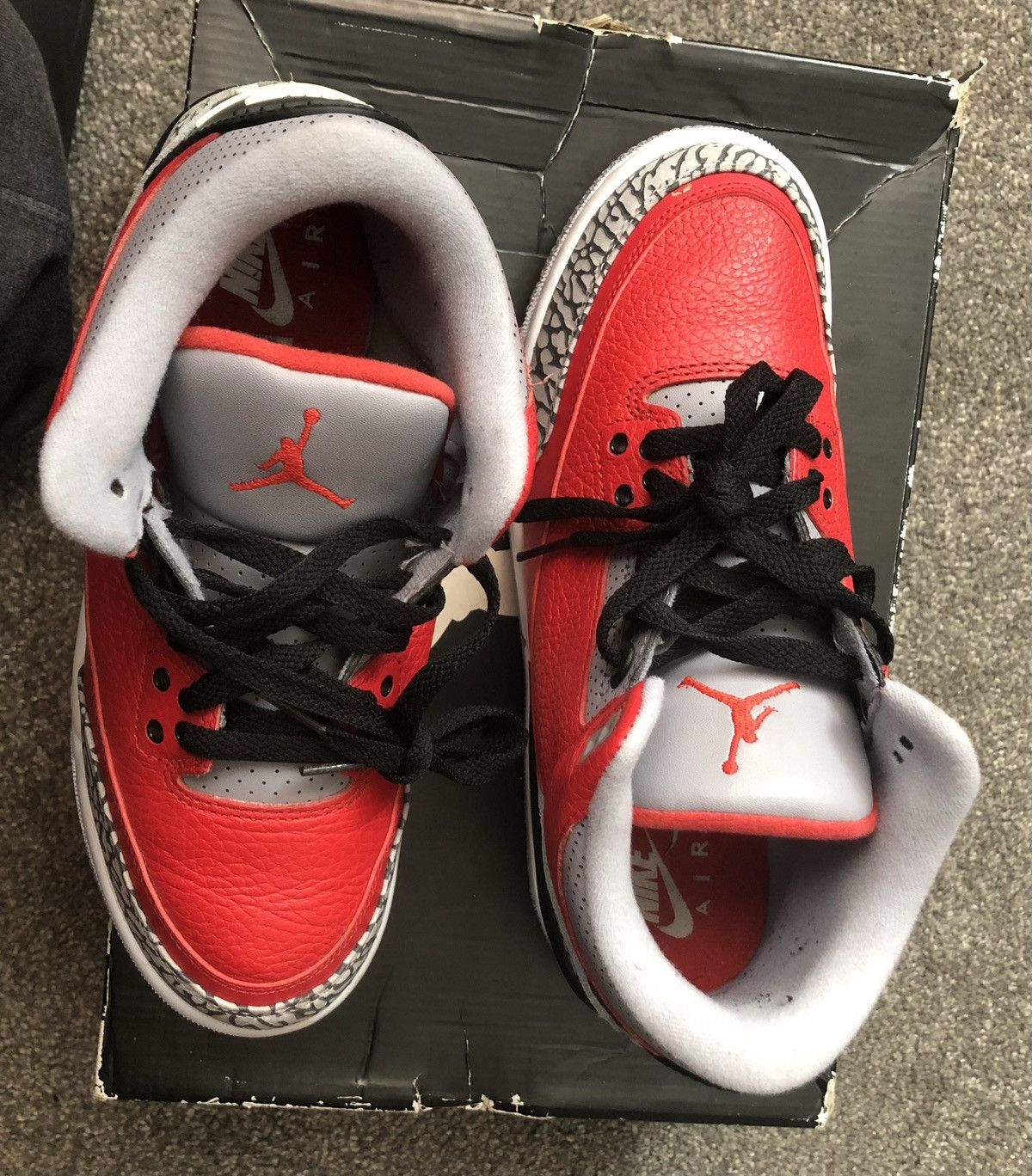 Nike Air Jordan 3 Retro Red Cement – Size 7 Size US 7 / EU 40 - 6 Thumbnail