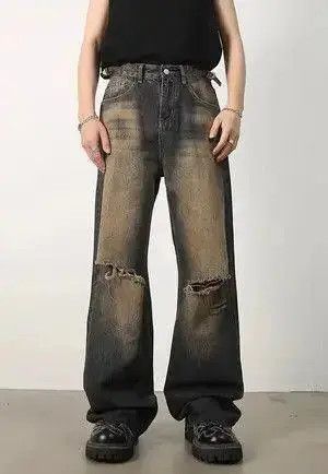 Jean Baggy Distressed Denim Jeans Size US 30 / EU 46 - 6 Thumbnail