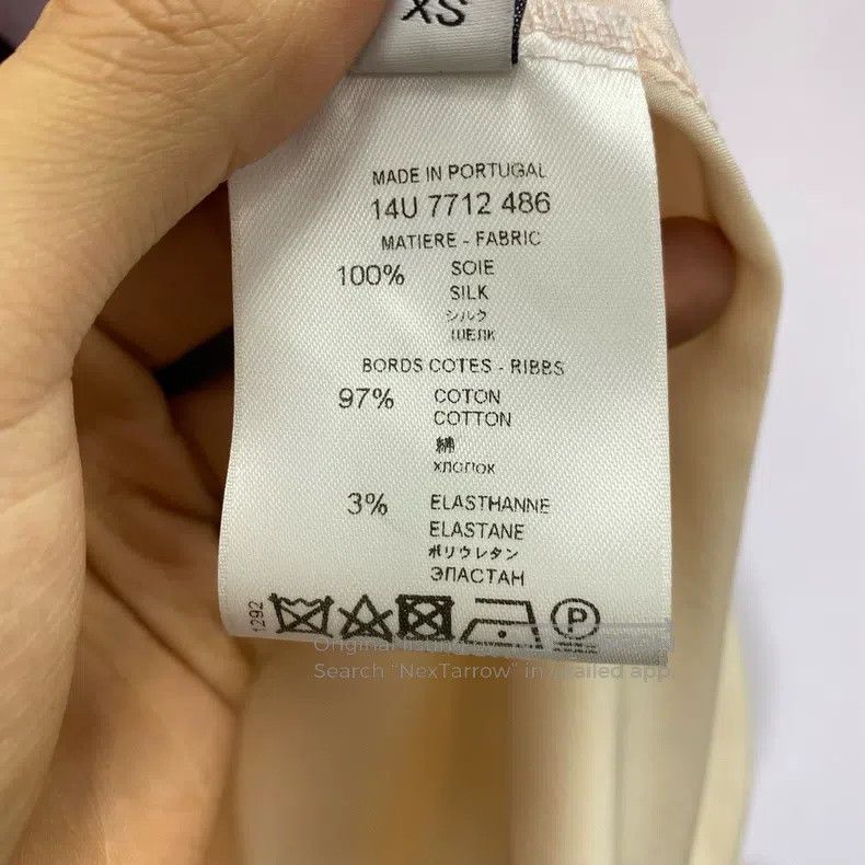 Givenchy Givenchy Light Pink Deer Silk Long Sleeve Size US XS / EU 42 / 0 - 5 Thumbnail