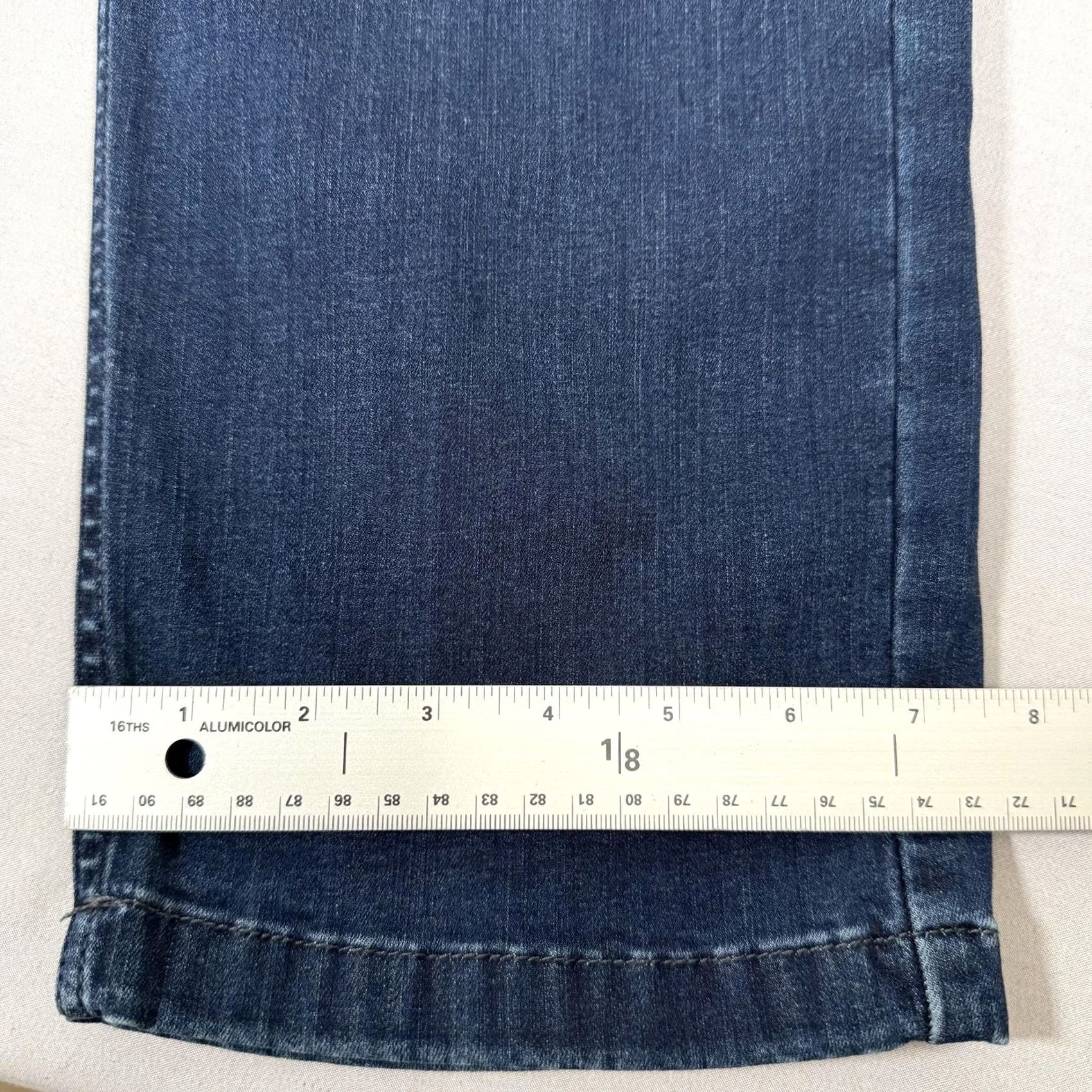 Vintage Mugsy Jeans Mens 36x32 Blue Fultons Slim Straight Fit Stretch Denim Jeans Work Size US 36 / EU 52 - 5 Thumbnail