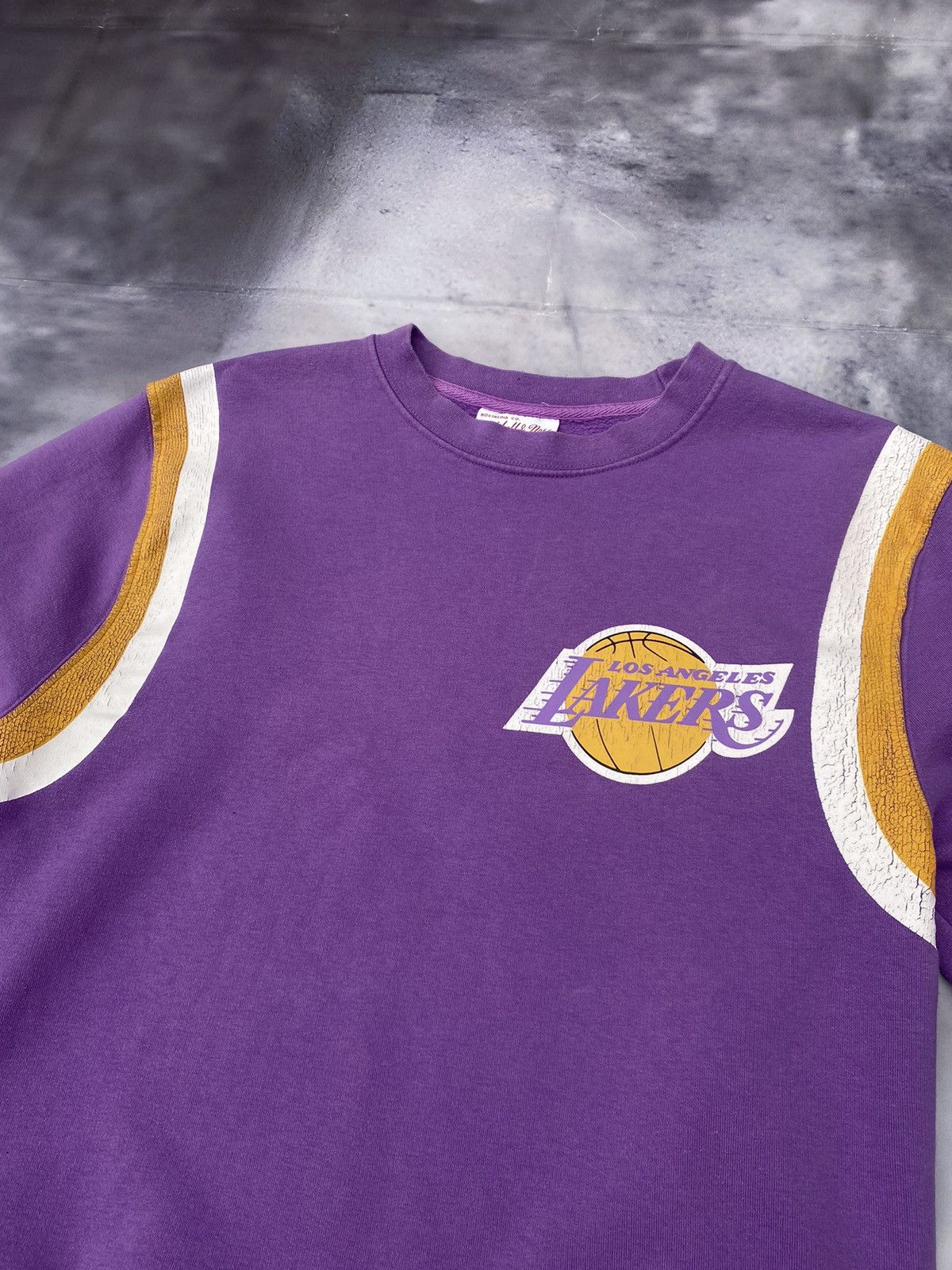 NBA MITCHELL & NESS NBA WARM UP PASTEL LA LAKERS SWEATSHIRT Size US S / EU 44-46 / 1 - 4 Thumbnail