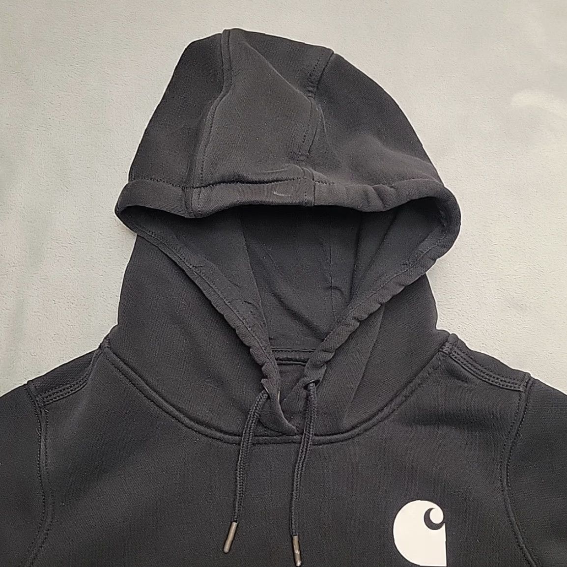Carhartt VINTAGE Carhartt Hoodie Womens XS Black Relaxed Fit Hooded Sweatshirt Work 102791 Size XS / US 0-2 / IT 36-38 - 3 Thumbnail