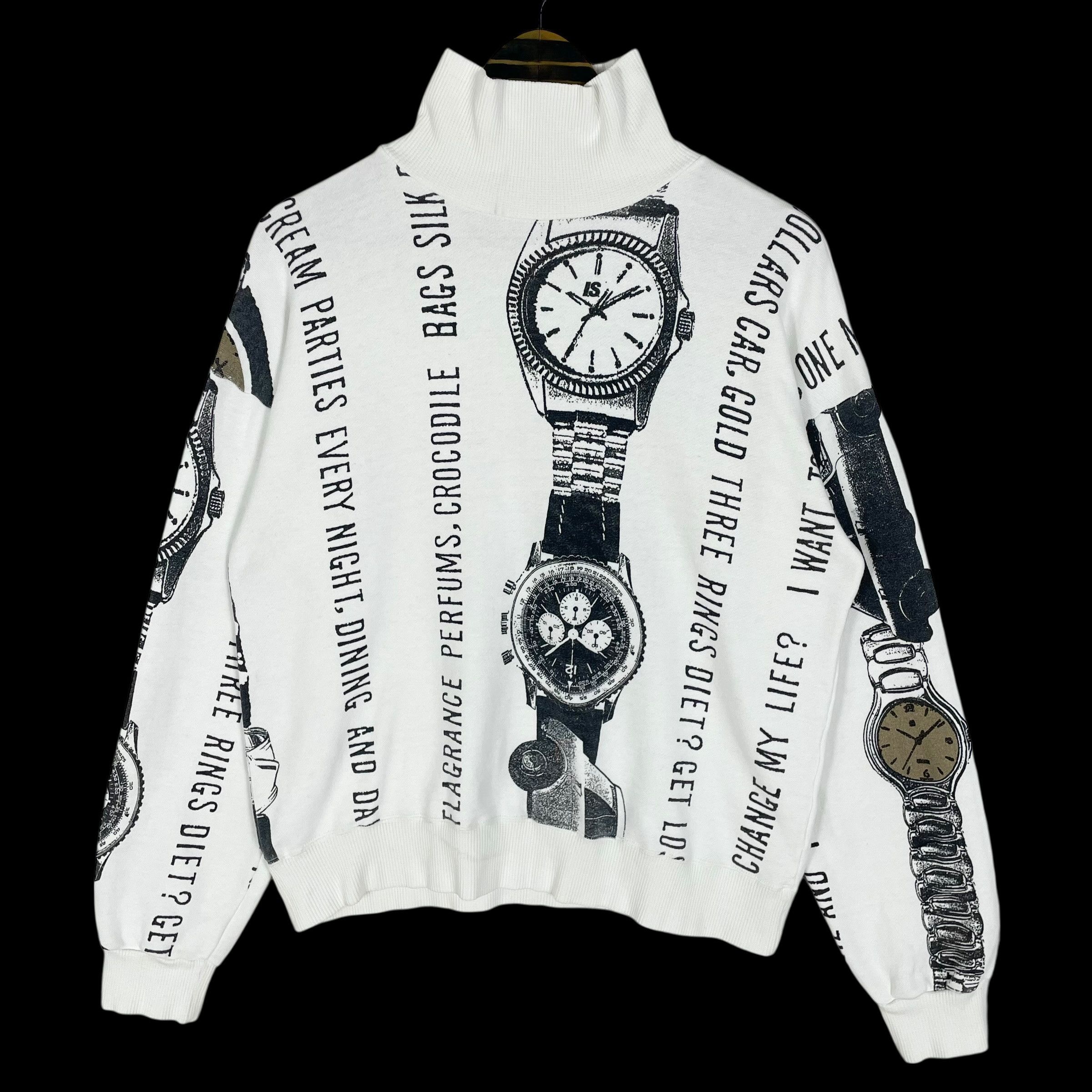 Issey Miyake Vintage 80s Issey Miyake Turtleneck Sweatshirt Issey Sport Size US M / EU 48-50 / 2 - 1 Thumbnail