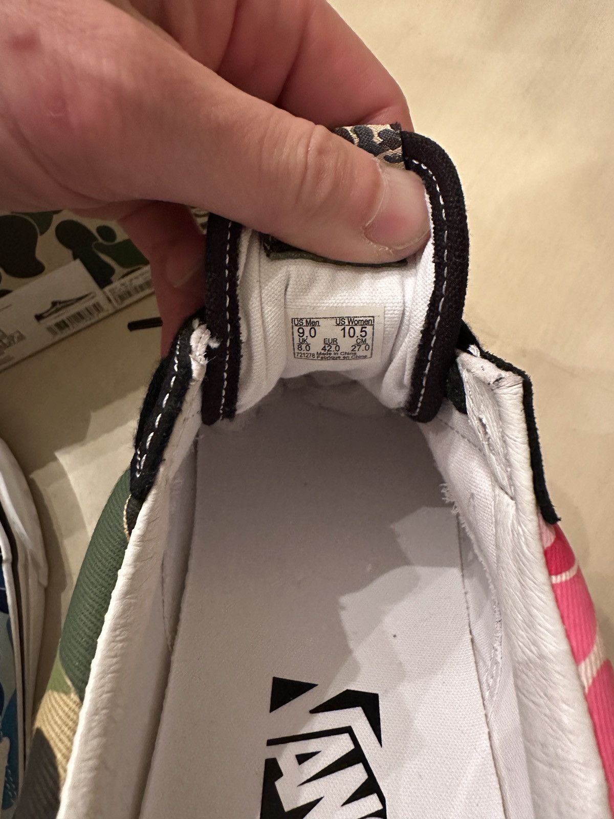 Vans Vans x Bape Old Skool 36’ ABC Camo Size US 9 / EU 42 - 8 Thumbnail