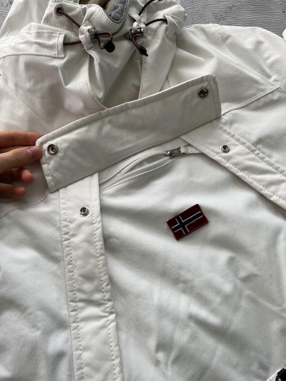 Napapijri Napapijri Skidoo Anorak Jacket 4 Fleece Outdoor White Size XL / US 12-14 / IT 48-50 - 15 Thumbnail