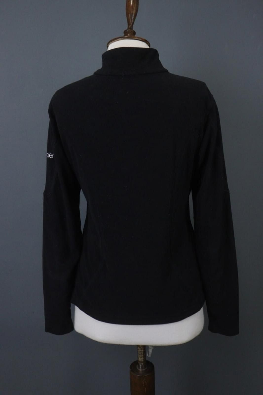 Spyder Spyder Black Beaded Shimmer 1/4 Zip T-Neck Top Size 10 Size L / US 10 / IT 46 - 9 Thumbnail
