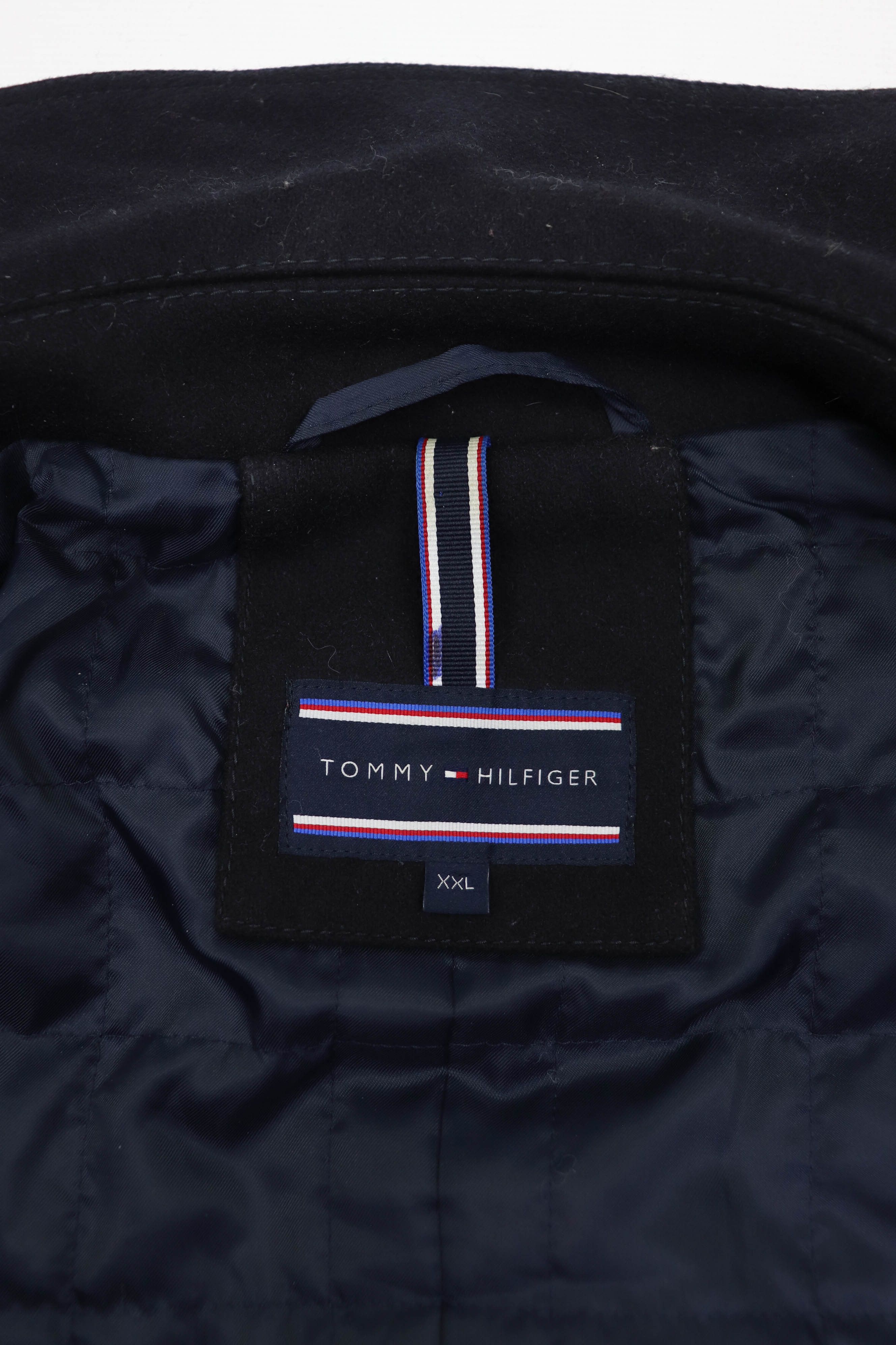 Tommy Hilfiger Tommy Hilfiger Double Breasted Dark Navy Blue Wool Peacoat Size US XXL / EU 58 / 5 - 9 Thumbnail