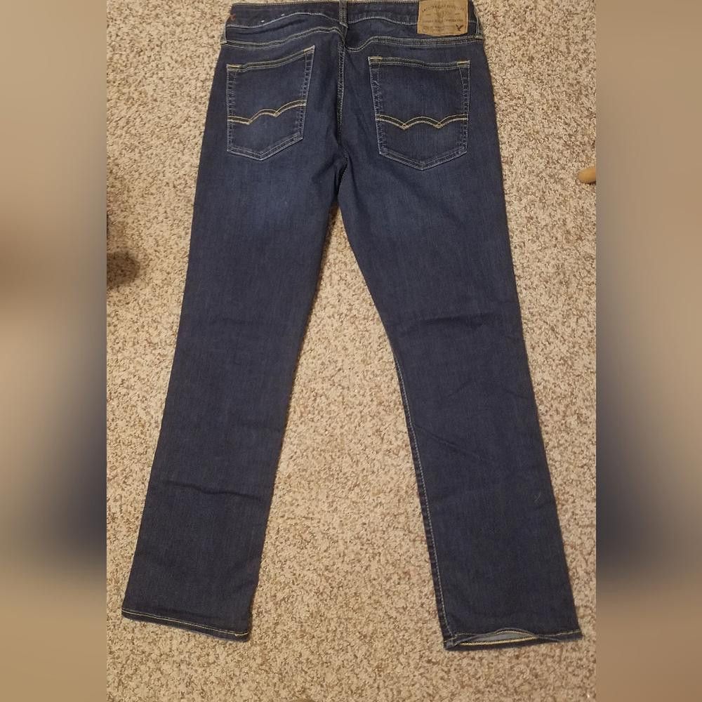 American Eagle Outfitters American Eagle Slim Boot Jeans Size 33X30 Size US 33 - 3 Thumbnail