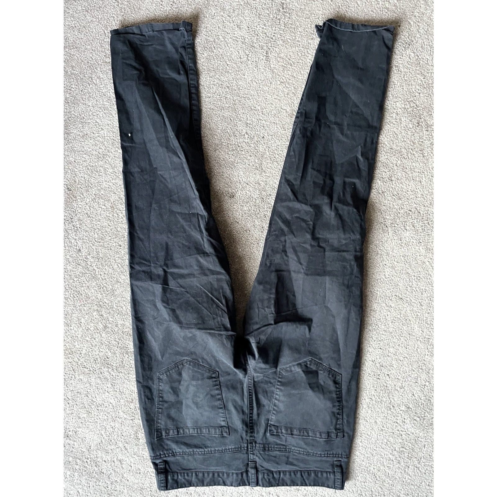 Perry Ellis Perry Ellis Men’s Pants Black Flat Front Fit 32x30 Solid Size US 32 / EU 48 - 3 Thumbnail