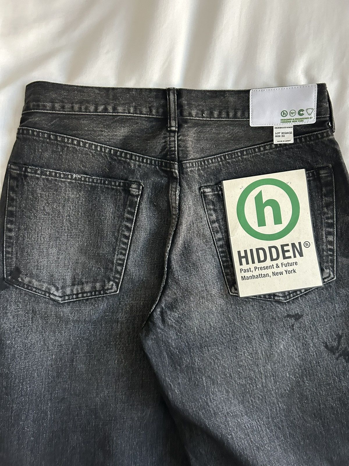 HIDDEN Hidden NY Baggy Denim Jeans Distressed Selvedge Japan Size US 32 / EU 48 - 13 Thumbnail