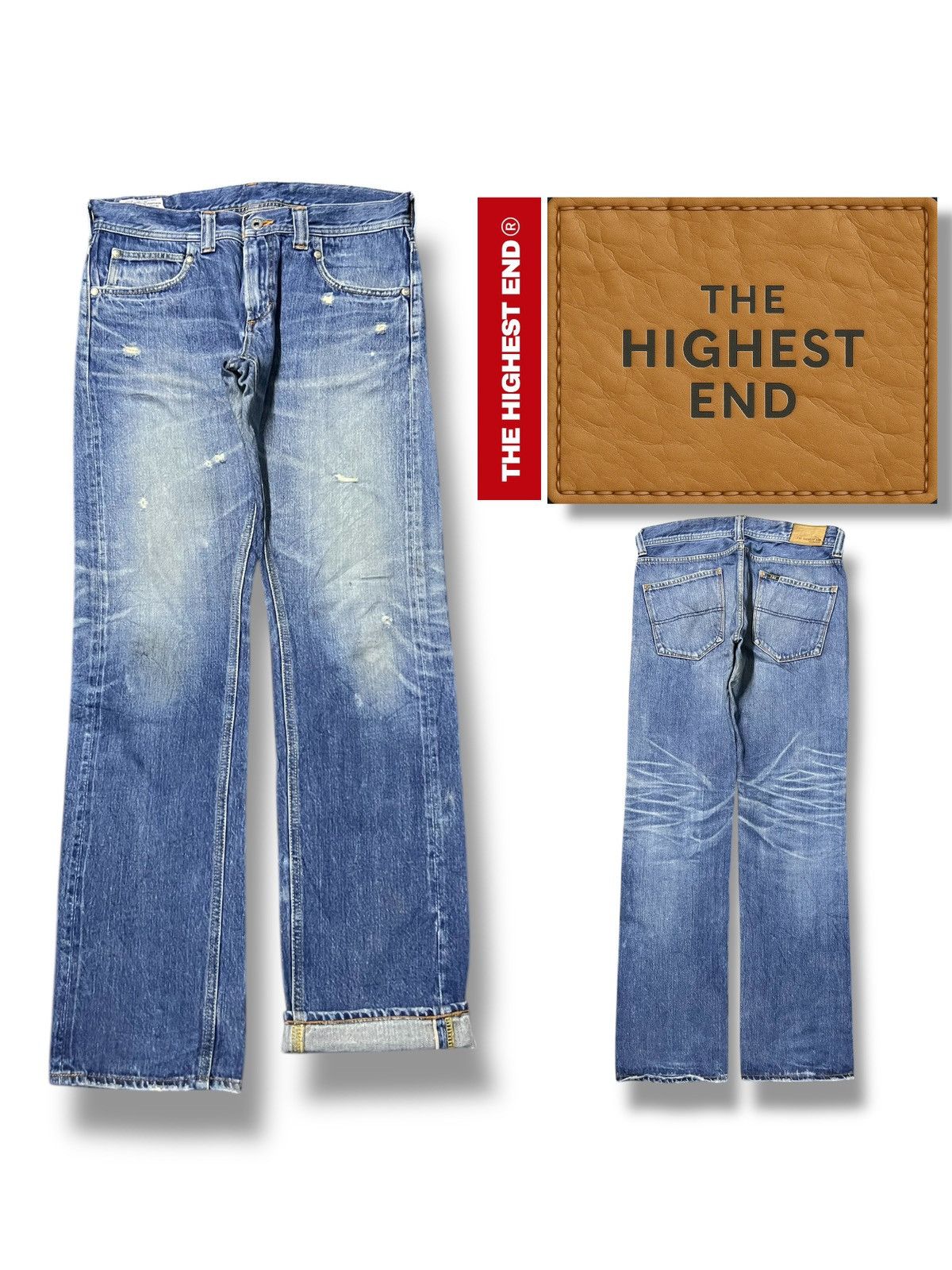 Japanese Brand Vintage The Highest End Japan Half Selvedge Denim Size US 34 / EU 50 - 1 Thumbnail