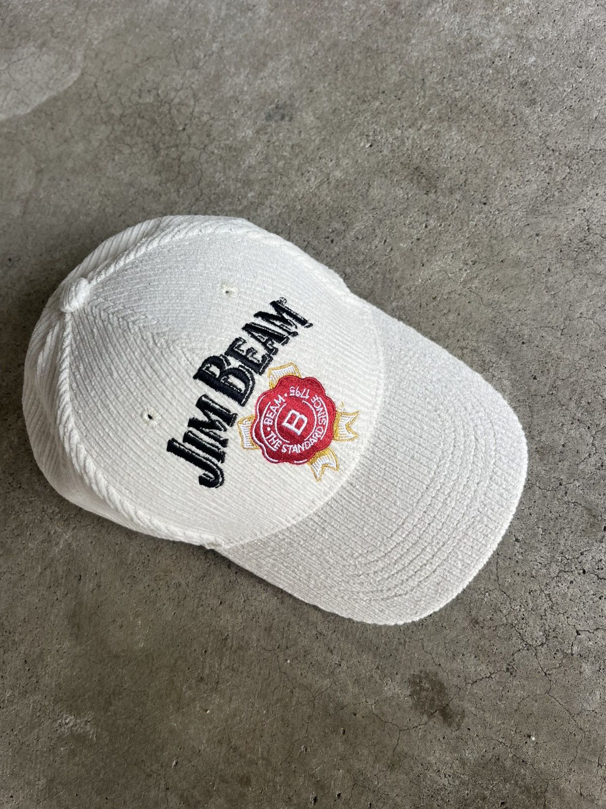 Vintage Corduroy Jim Bean hat Size ONE SIZE - 2 Thumbnail