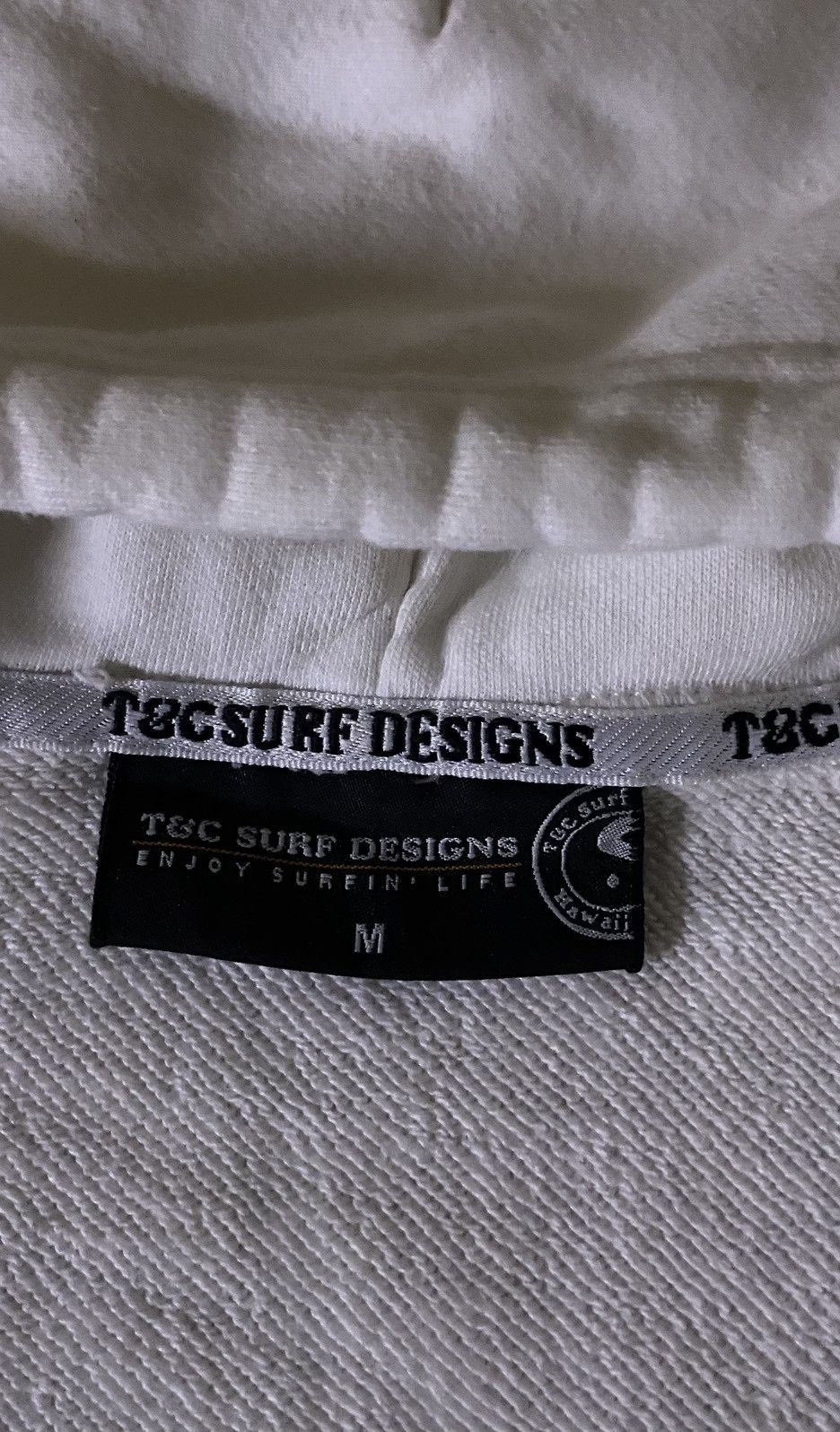 Affliction × Japanese Brand Vintage Japanese Brand T&C Surf Design Poem Style Hoodie Size US M / EU 48-50 / 2 - 8 Thumbnail
