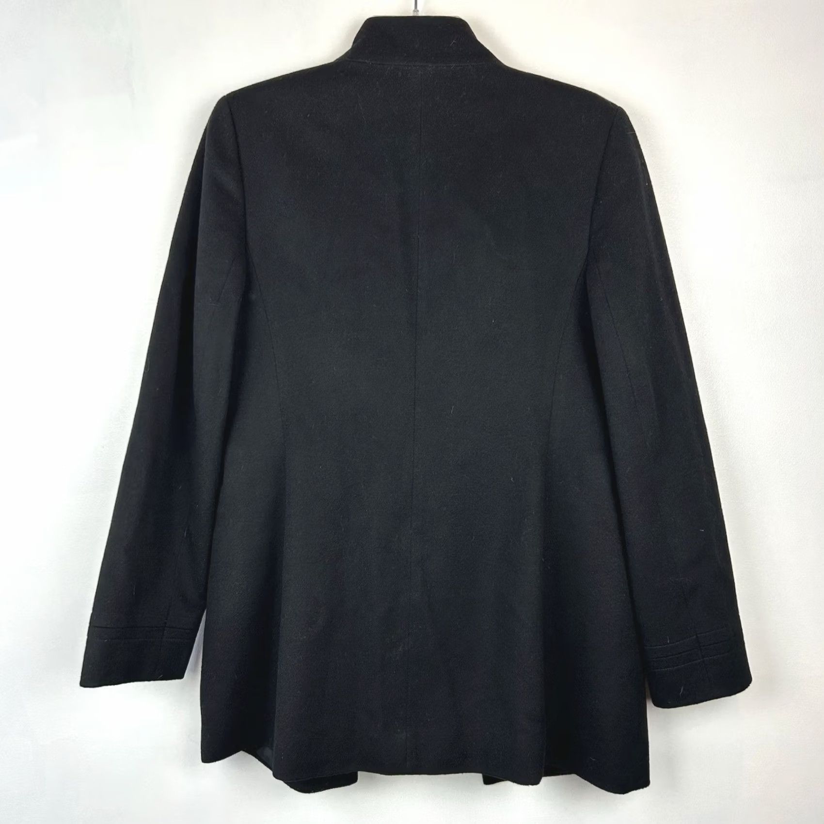 Ann Taylor Ann Taylor Loft Jacket Coat Womens 6 Black Wool Blend Work Classic Old Money Size M / US 6-8 / IT 42-44 - 2 Thumbnail
