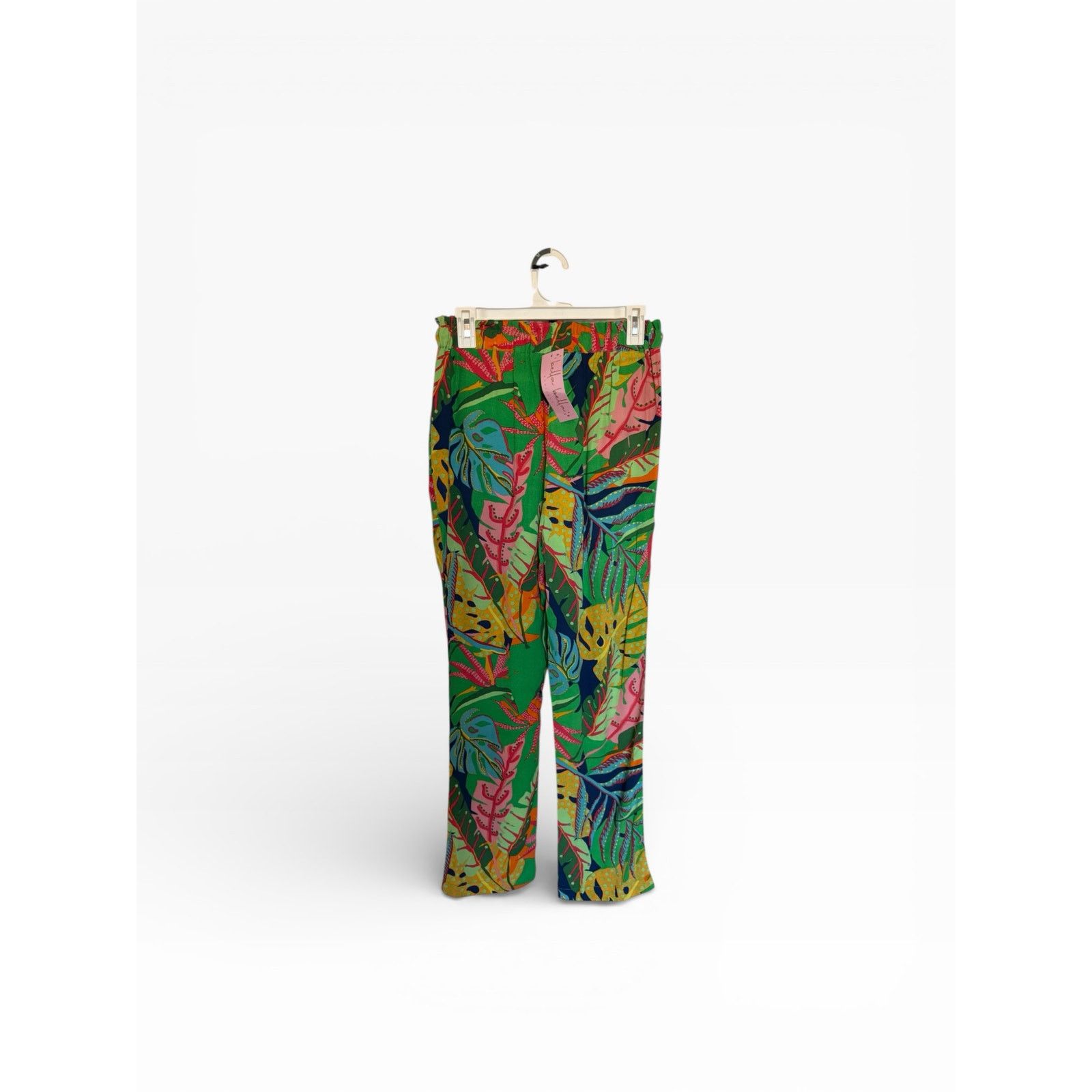 Other Oliviaceous Multicolor Tropical Print Elastic Waist Pants Size 28" / US 6 / IT 42 - 4 Thumbnail