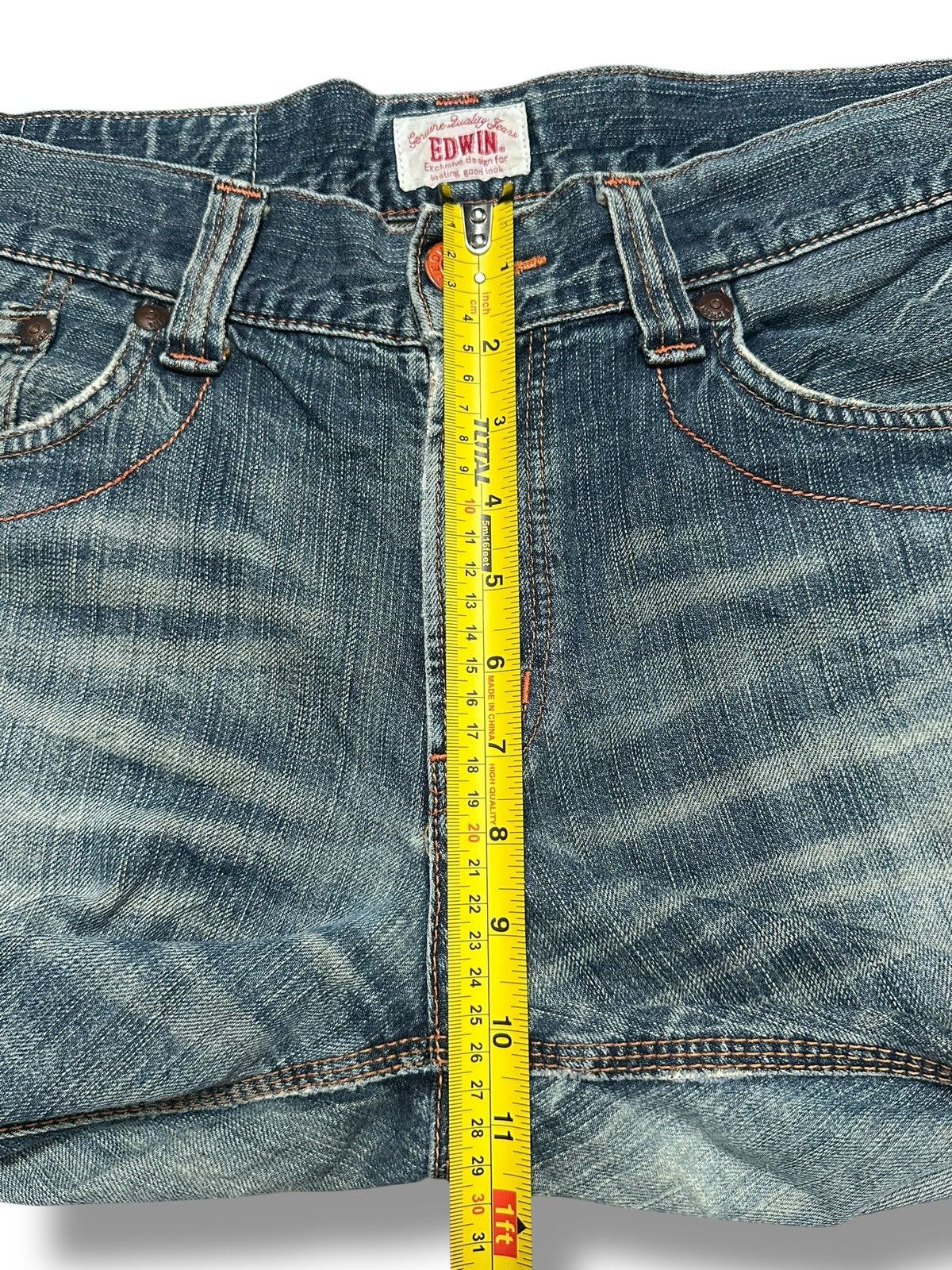 Edwin Edwin 403XVS Jeans | Authentic Denim | Rare Orange Stitching Size US 35 - 16 Thumbnail