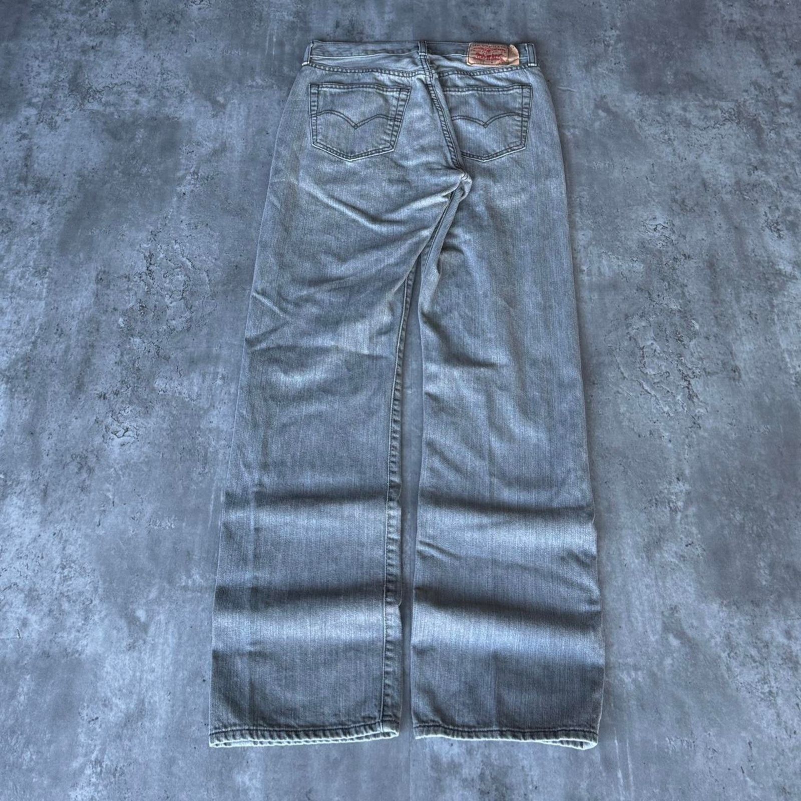 Levi's × Levi's Vintage Clothing × Vintage Vintage Y2K Levi’s 501 Faded Grey Grunge Opium Denim Jeans Size US 32 / EU 48 - 1 Thumbnail