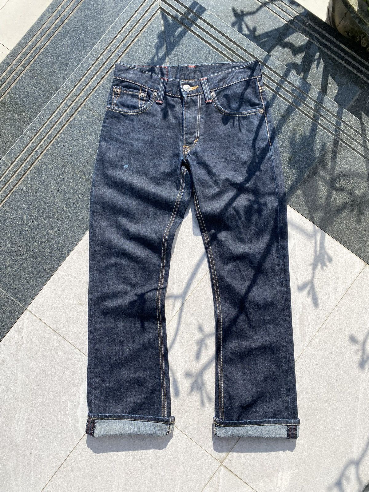Edwin × Vintage 90’s EDWIN RARE POCKET LOGO RETRO JAPANESE Y2K BRAND DENIM Size US 32 / EU 48 - 1 Thumbnail