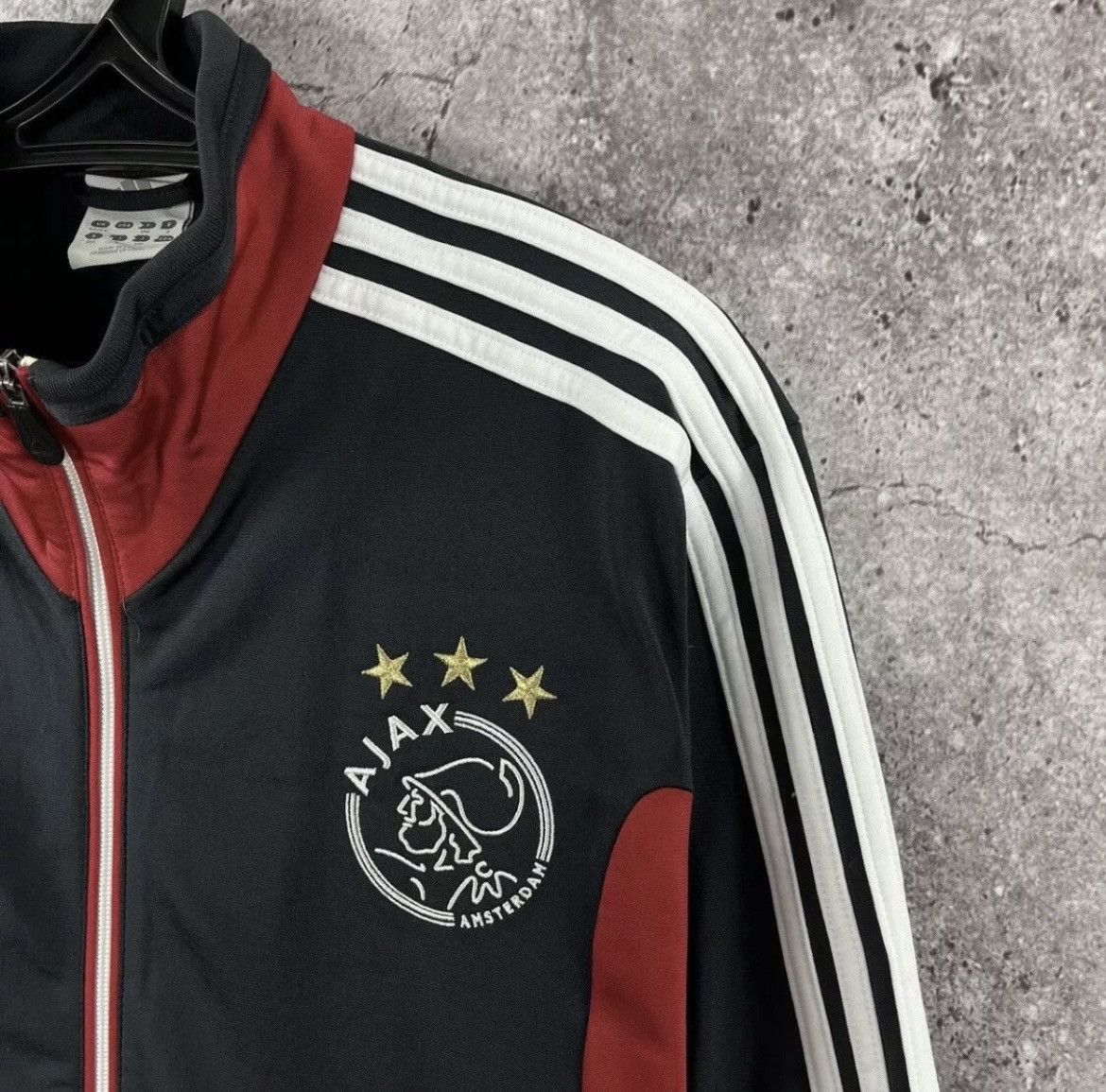 Adidas Vintage Adidas Ajax 2012/2013 Training Track Zip Jacket Sz L Size US L / EU 52-54 / 3 - 4 Thumbnail