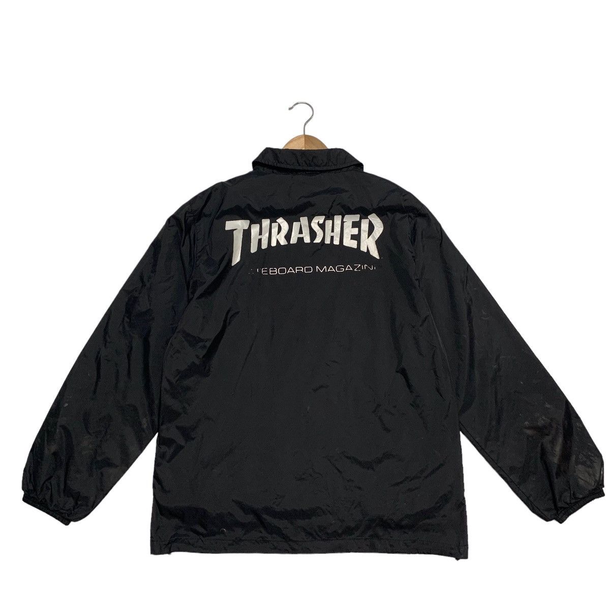 Thrasher Thrasher Skateboard Magazine Big Logo Nylon Jacket Size US M / EU 48-50 / 2 - 1 Thumbnail
