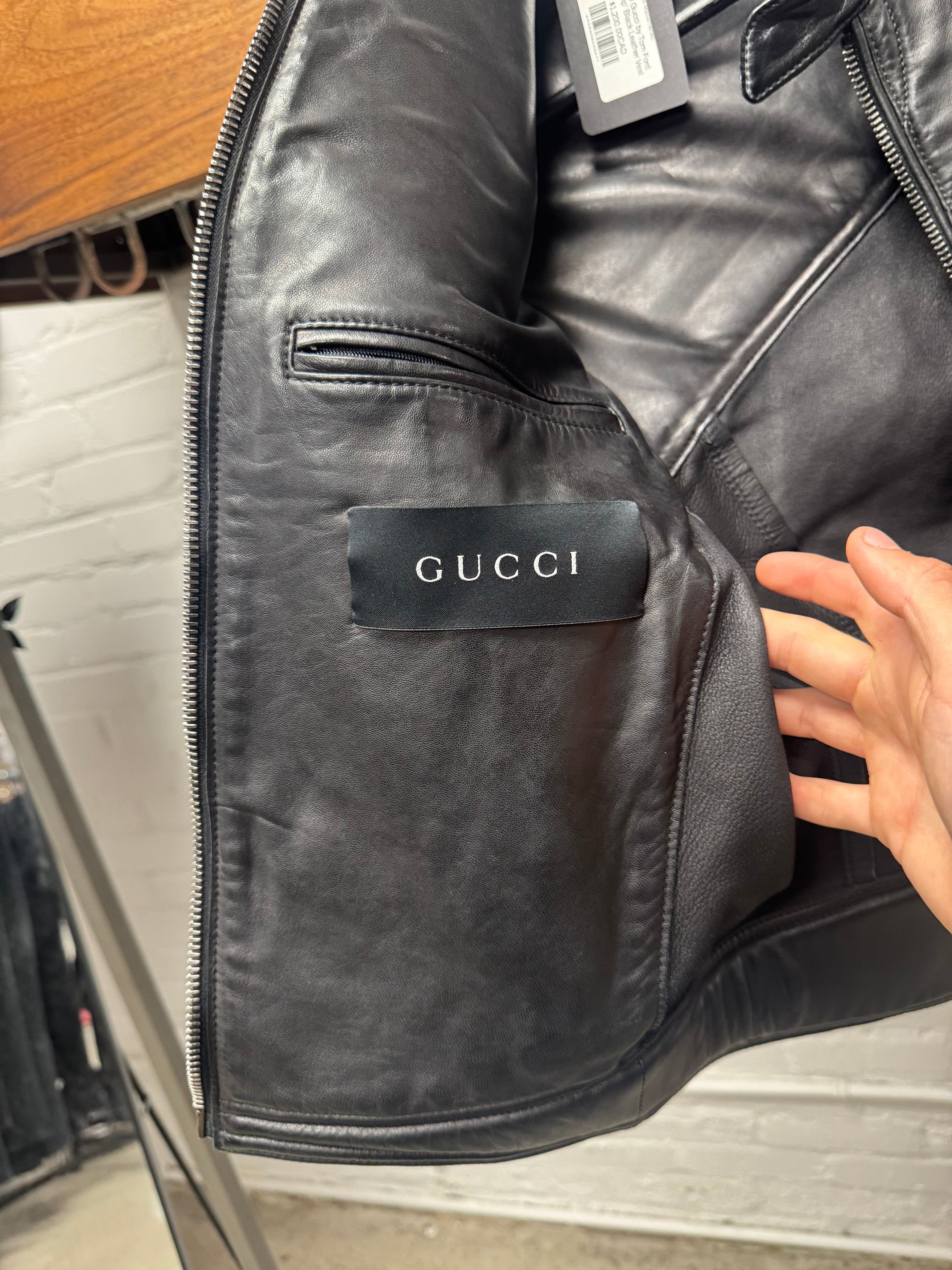 Gucci AW2000 Gucci By Tom Ford ‘Spiral Zip’ Leather Vest Size US M / EU 48-50 / 2 - 4 Thumbnail