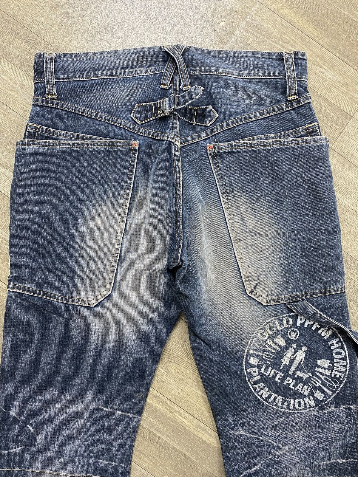 PPFM PPFM Platation Multipocket The Dessert Fox Distressed Jeans Size US 31 - 15 Thumbnail