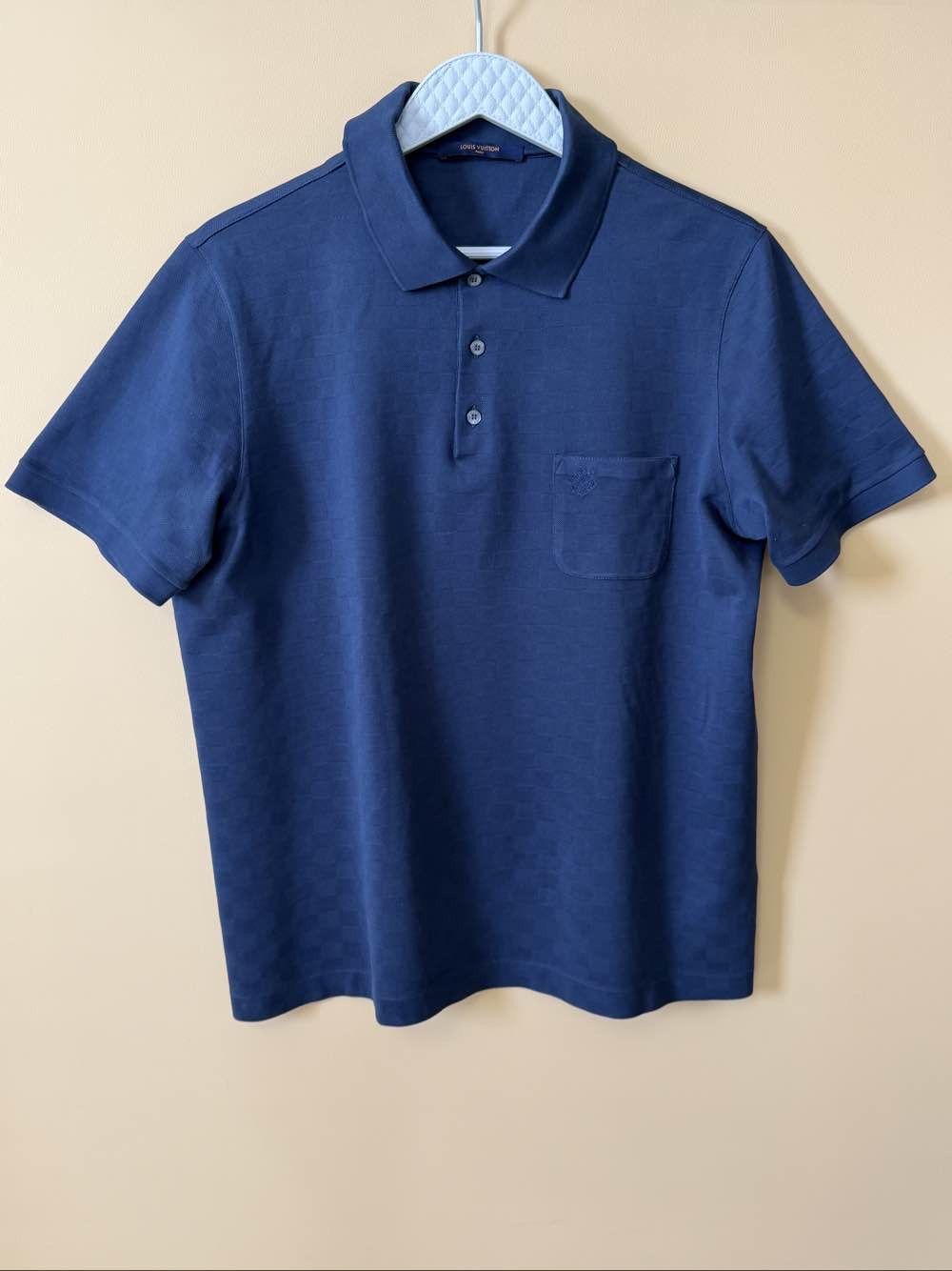 Louis Vuitton Louis Vuitton Damier Pattern Polo Shirt Size XXL Size US XXL / EU 58 / 5 - 1 Thumbnail