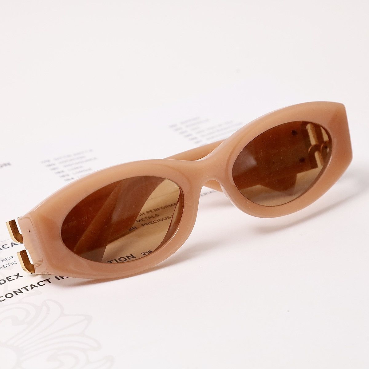 Miu Miu MIU MIU 0MU 11WS SUNGLASSES Size ONE SIZE - 6 Thumbnail