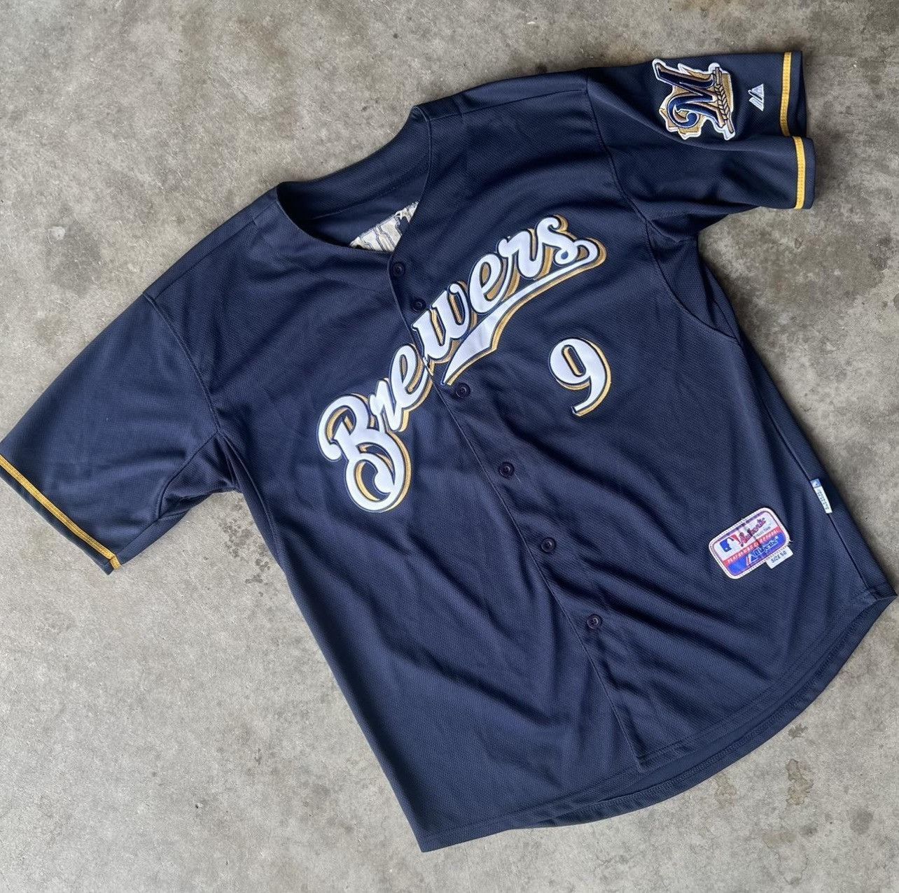 Vintage brewers jersey hotsell