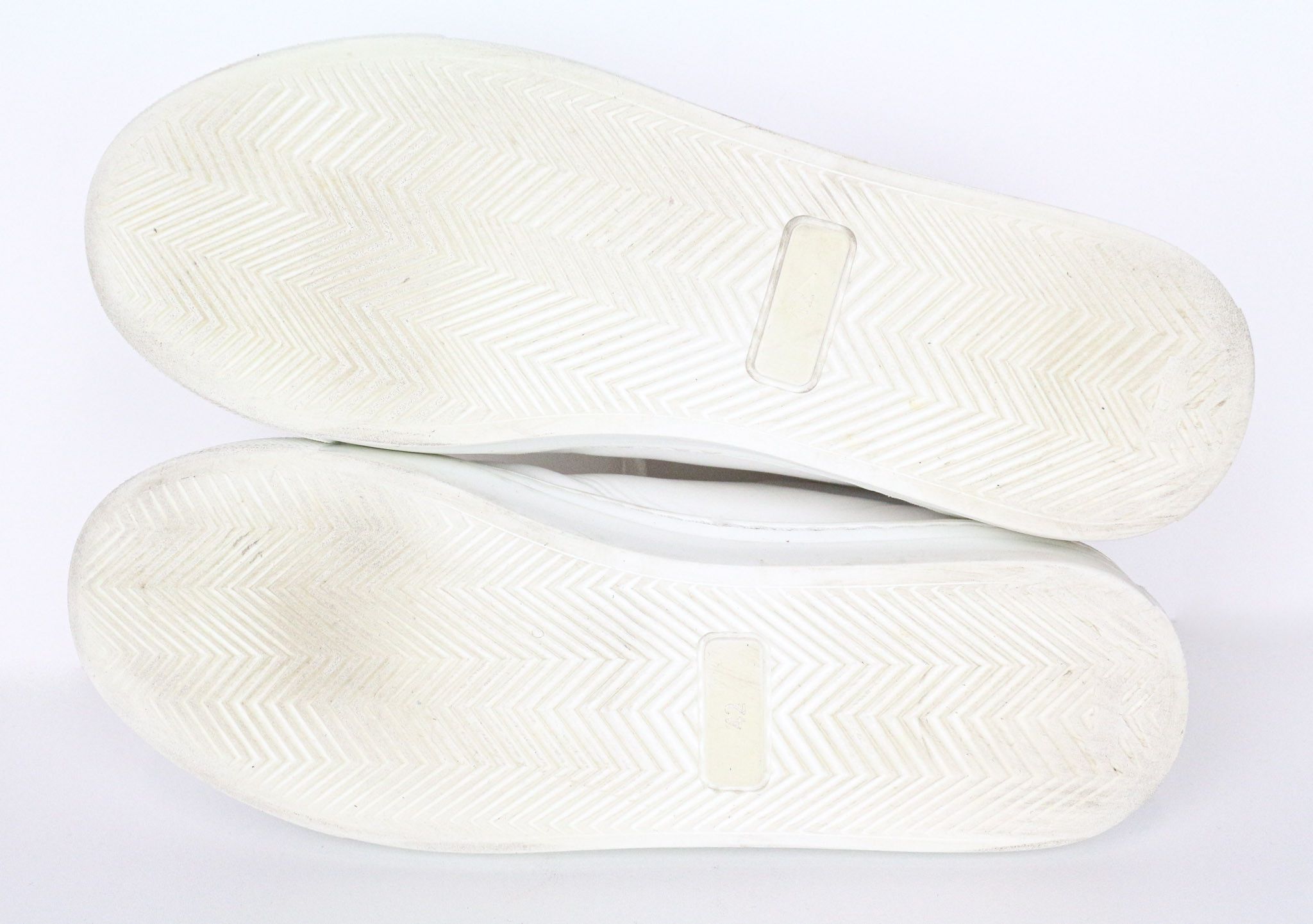 Suitsupply EU42 Solid White Calf Leather Low-Top Sneakers 73517 Size US 9 / EU 42 - 6 Thumbnail